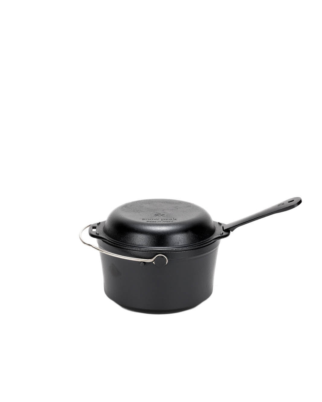 Premium Cast Iron Duo Cooker – 5.5QT Dutch Oven & Skillet Set for Baking, Frying & Roasting – Perfect for Stovetop, Oven & Camping – Enameled Cast Iron Cookware with Lid