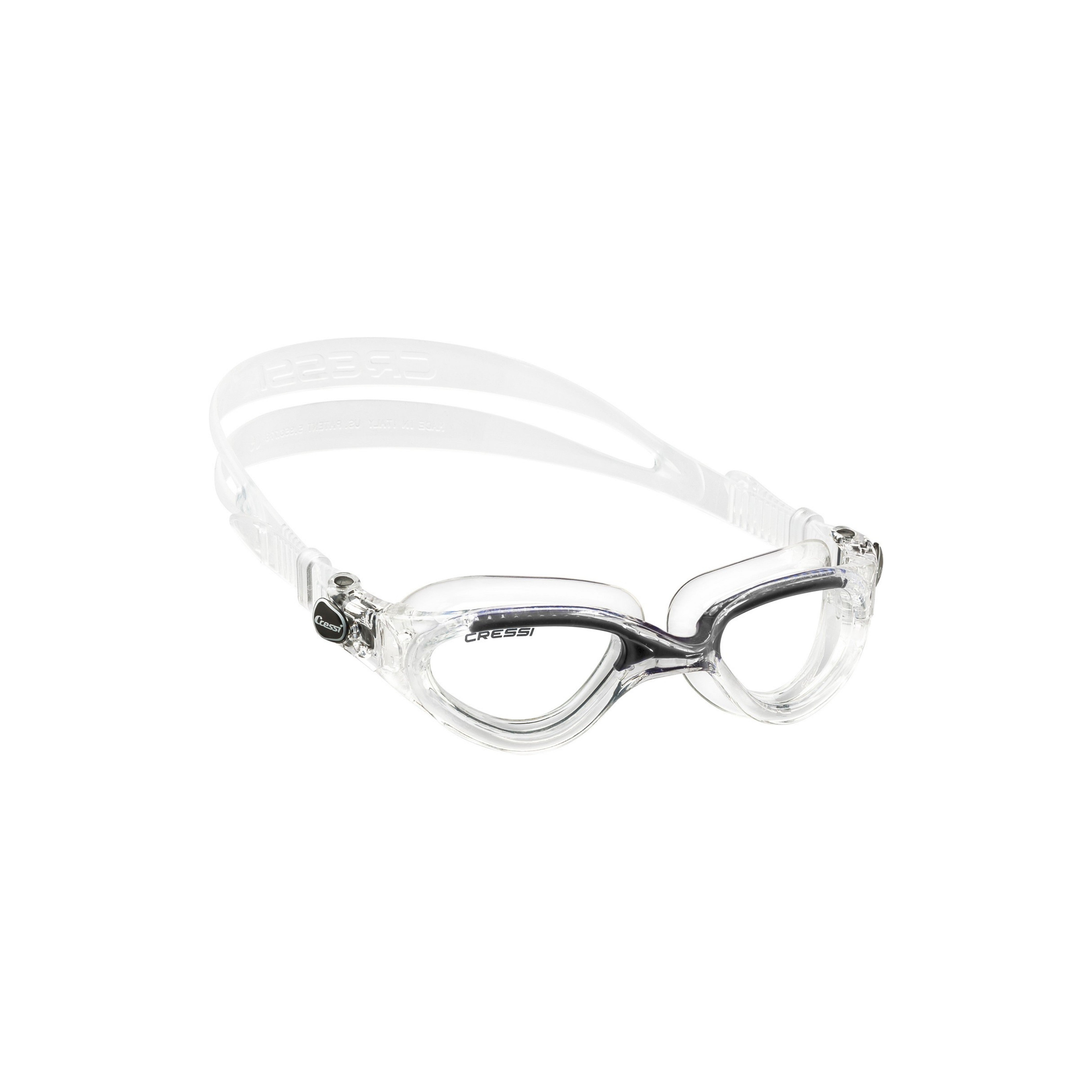 Cressi FLASH Professional Swim Goggles for Adults - Anti-Fog UV Protection Swimming Goggles - Perfect for Lap Swimming, Triathlon Training & Open Water Swimming