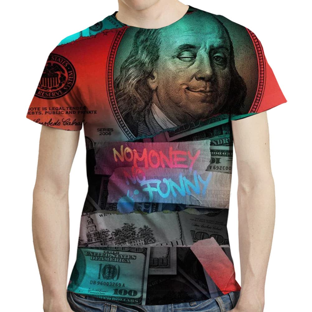 3D Printed Graphic T-Shirt for Men - Cool & Stylish Casual Tee - Sizes S to 3XL - Perfect for Streetwear, Gaming & Everyday Fashion
