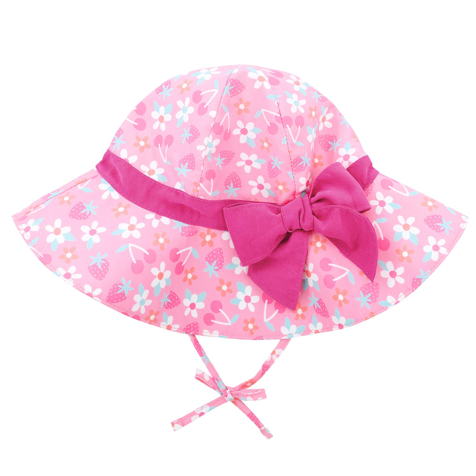 UPF 50+ Baby Sun Hat for Toddlers & Kids - Wide Brim Bucket Cap for Girls & Boys - Summer Beach, Pool, Outdoor Play & Travel Protection