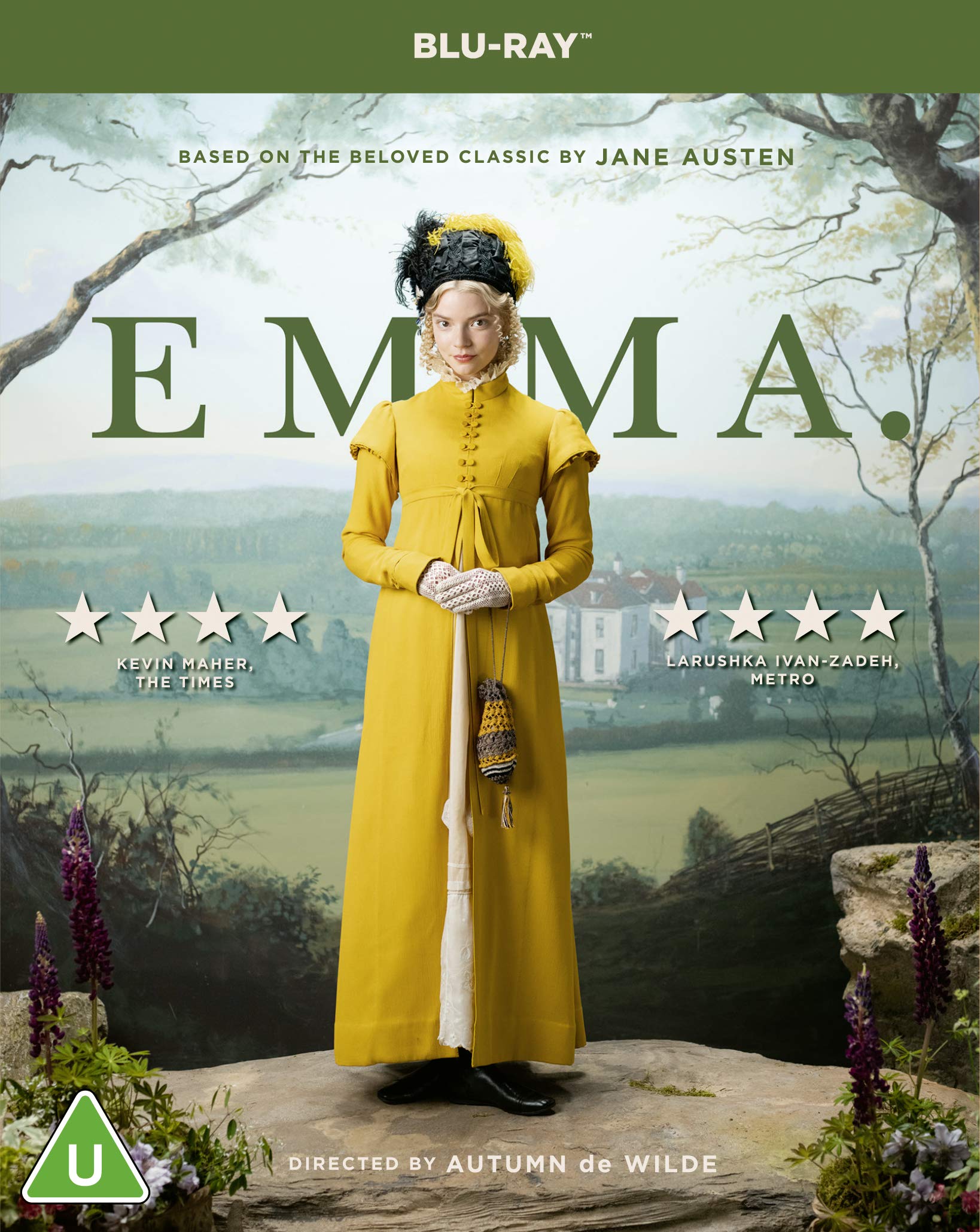 Emma (2020) Blu-ray - Region Free - Romantic Period Drama Film Based on Jane Austen Novel - Perfect for Movie Nights & Jane Austen Fans