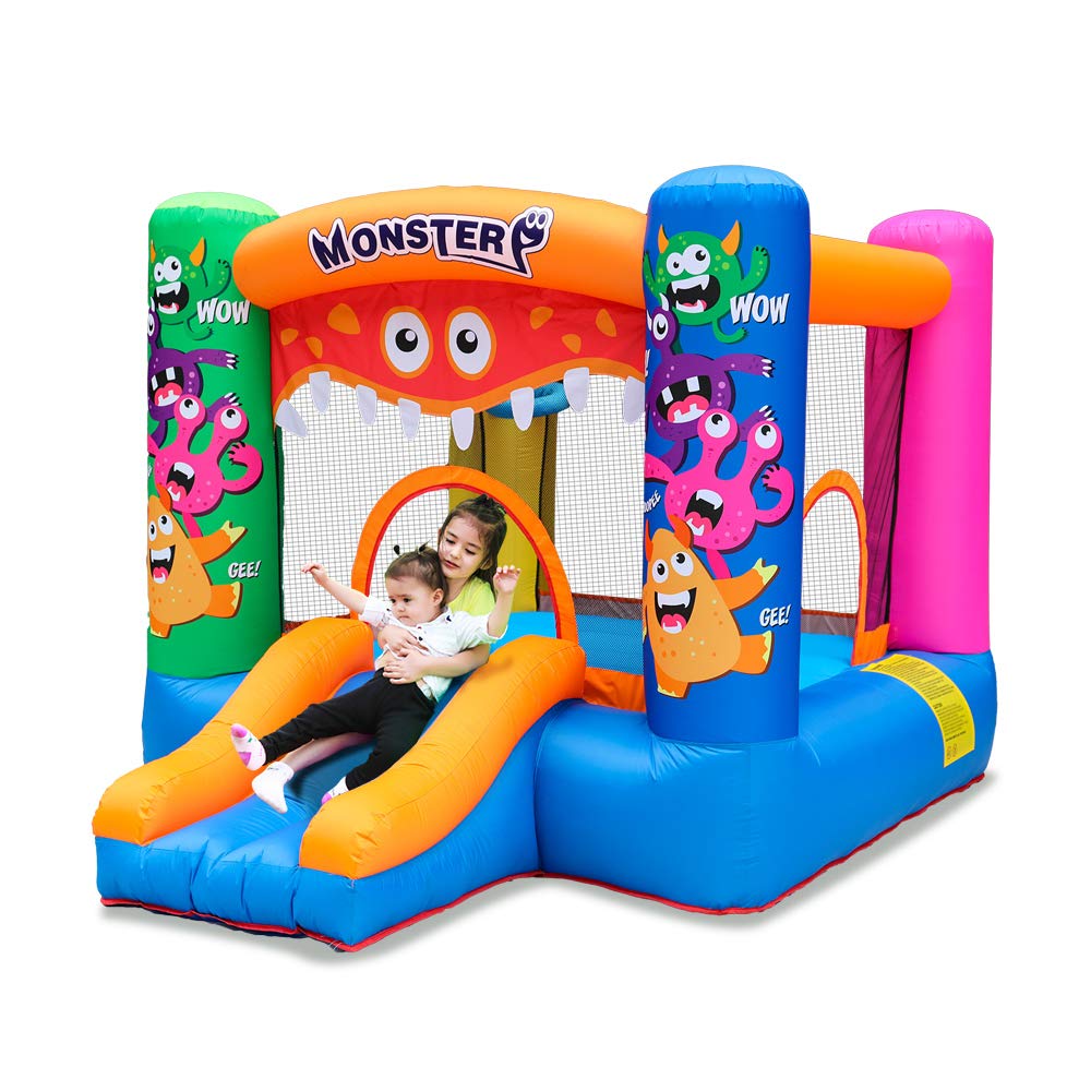 Best Inflatable Bouncy House for Kids - Indoor/Outdoor Jumping Castle with Air Blower - Perfect for Birthday Parties, Backyard Fun & Playtime Activities