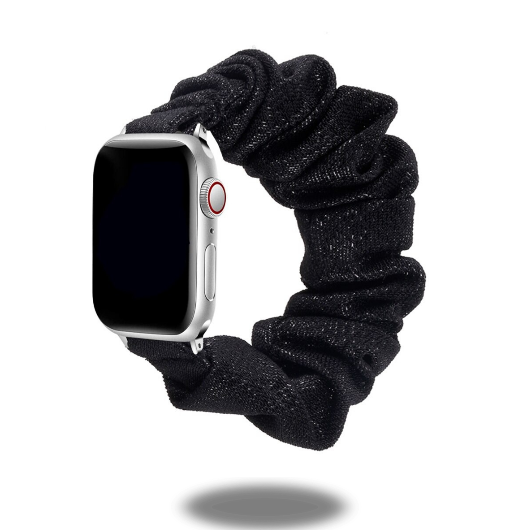 Premium Scrunchie Bands for Apple Watch Series 9/8/7/SE - Soft Elastic Hair Tie Style Sport Loop - Perfect for Workouts, Running & Everyday Wear