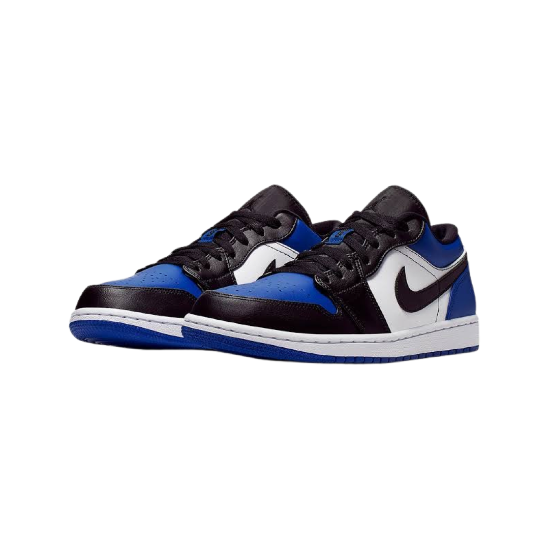 Air Jordan 1 Low Royal Toe Sneakers - Sport Royal, White & Black Basketball Shoes for Men | Perfect for Casual Wear, Street Style & Basketball Games