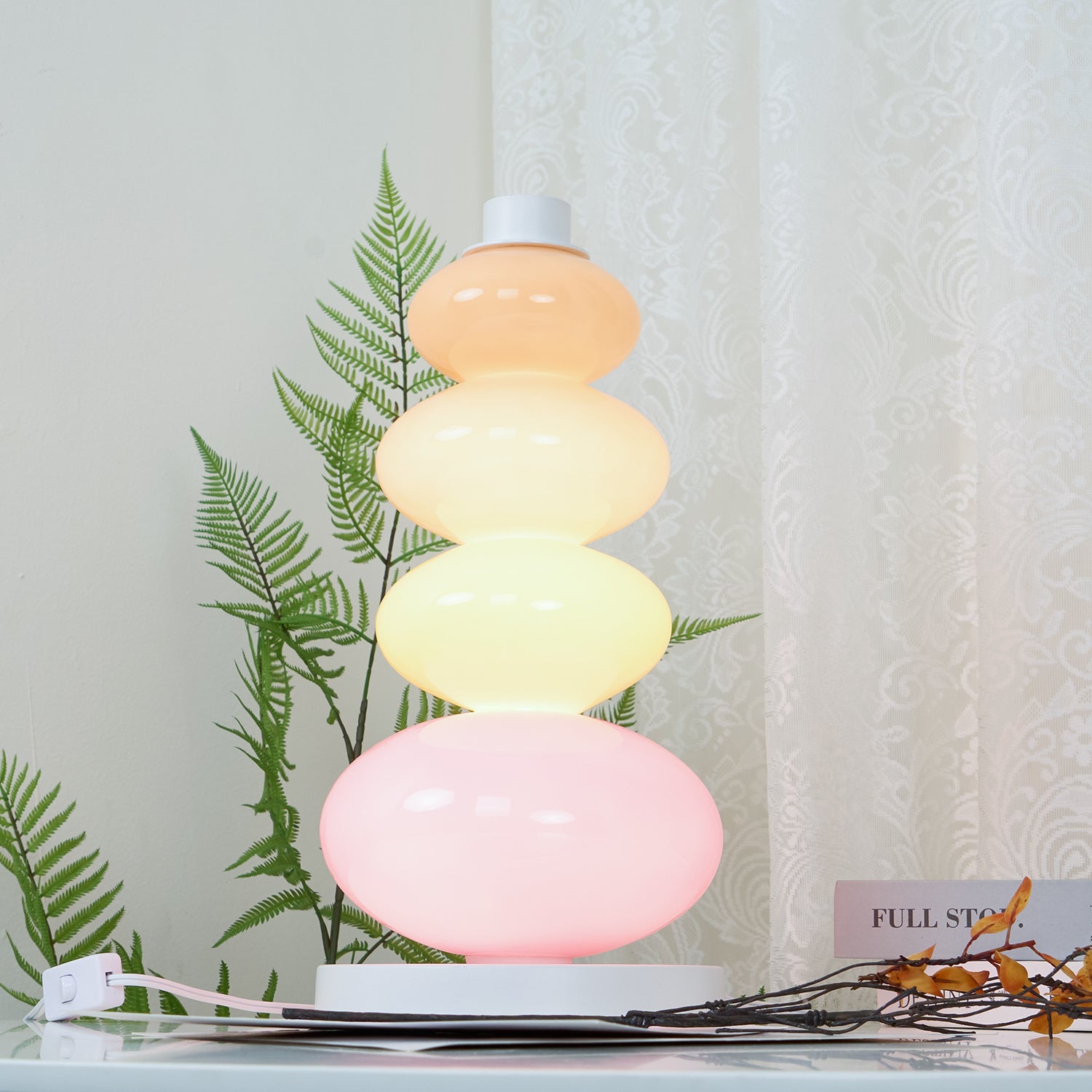 Sweet Candy Table Lamp - LED Night Light for Kids Room, Bedside, Nursery - Perfect for Bedtime Reading & Cozy Ambiance