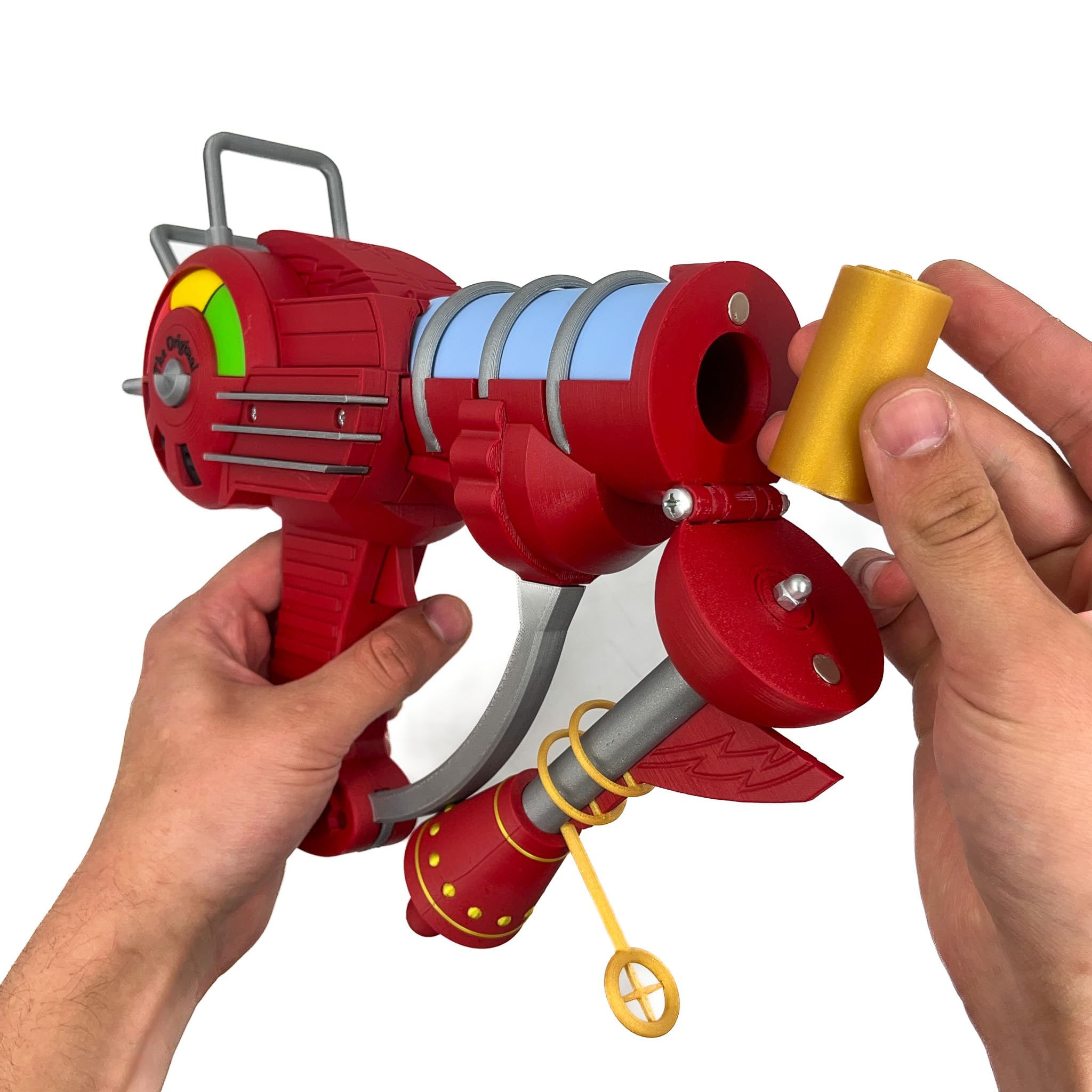 Call of Duty Zombies Ray Gun Replica - Safe & Detailed Cosplay Prop for COD Fans | Perfect for Halloween, Gaming Events & Collectors Display (Includes Zombie Stand)