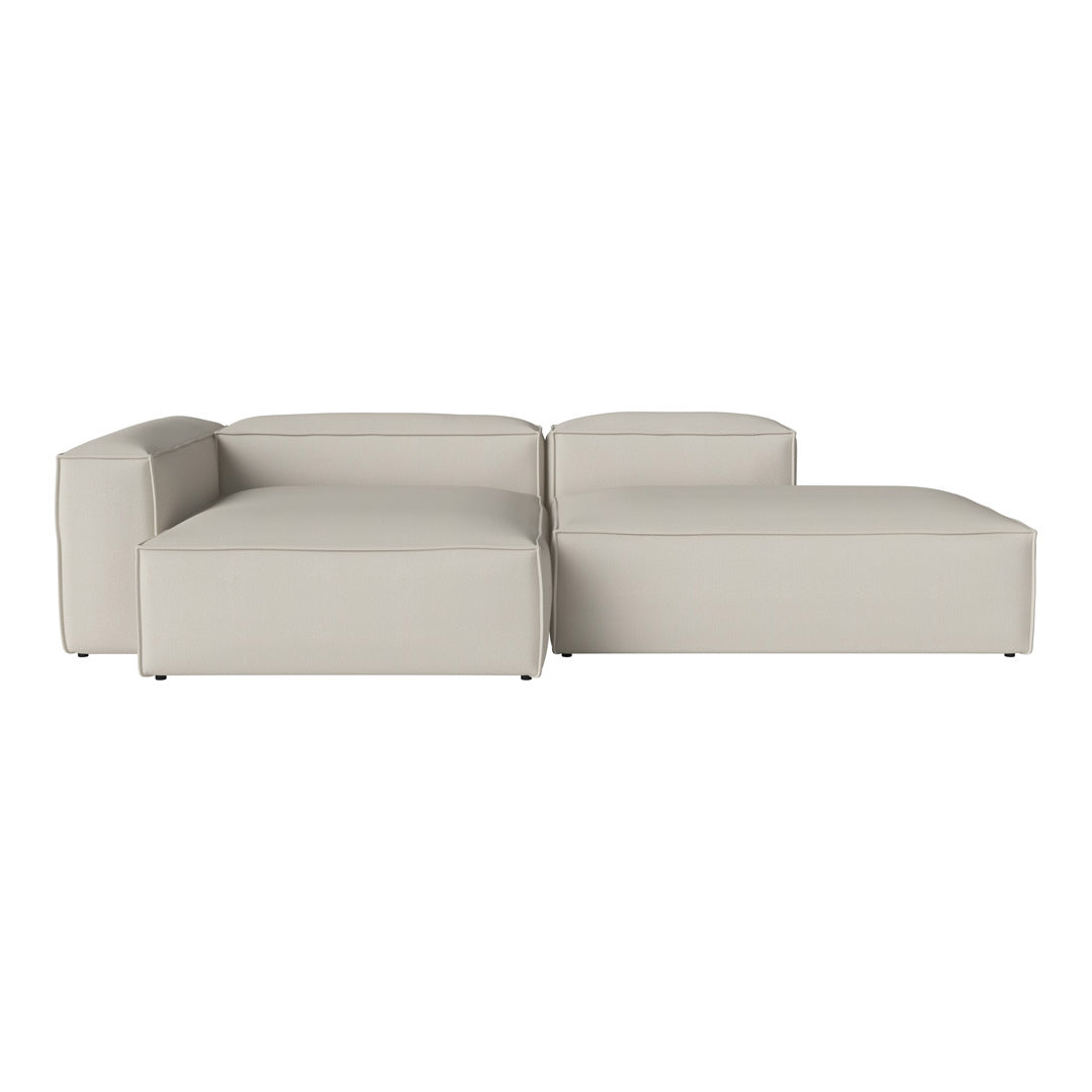 Cosima 2 Seater Sofa with Open End & Chaise - Modern Living Room Furniture for Small Spaces | Perfect for Apartments, Condos and Cozy Home Decor