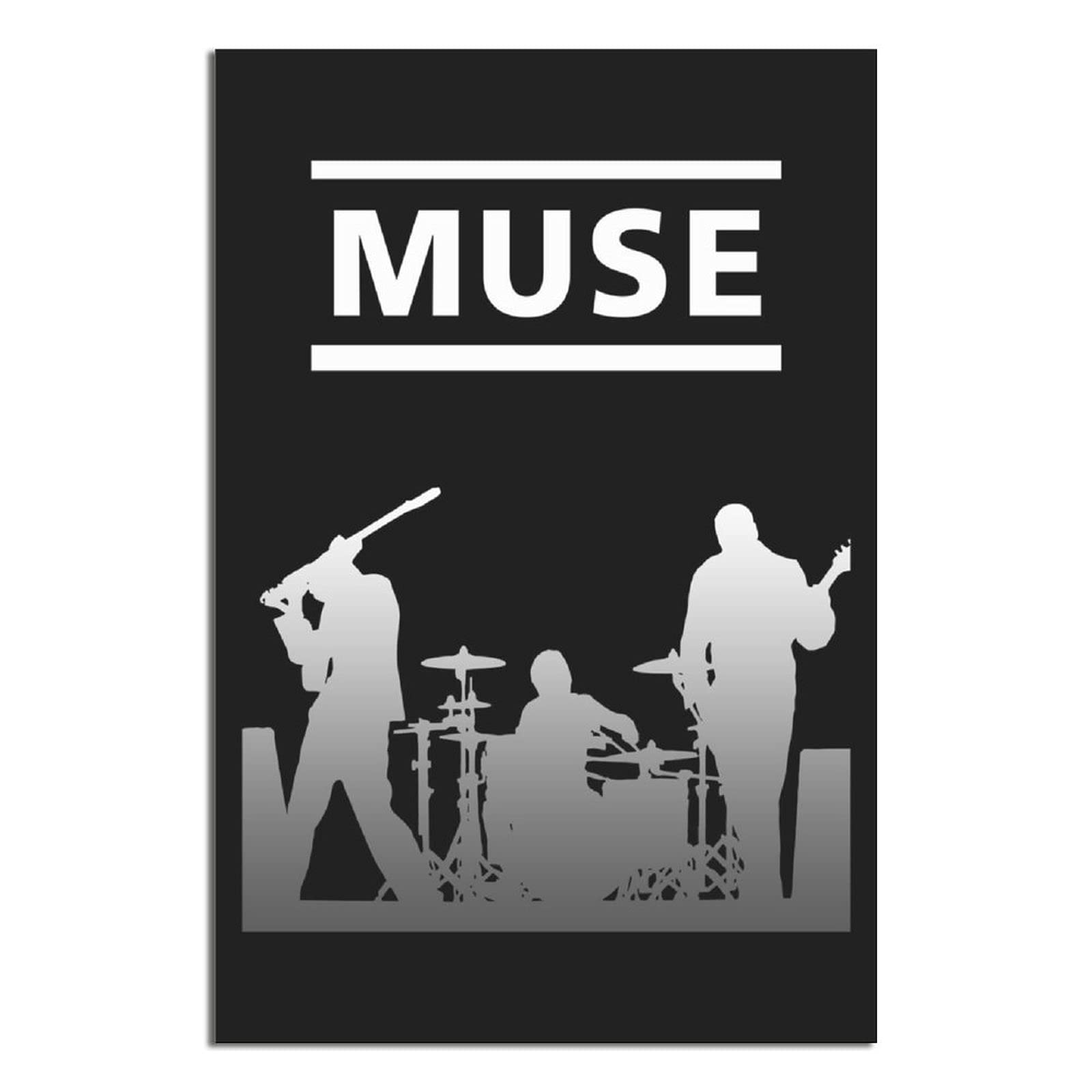 Muse Band Music Concert Canvas Art Poster - 20x30 Inches (50x75cm) Unframed Wall Decor for Living Room, Bedroom & Office - Perfect for Music Lovers & Home Decor