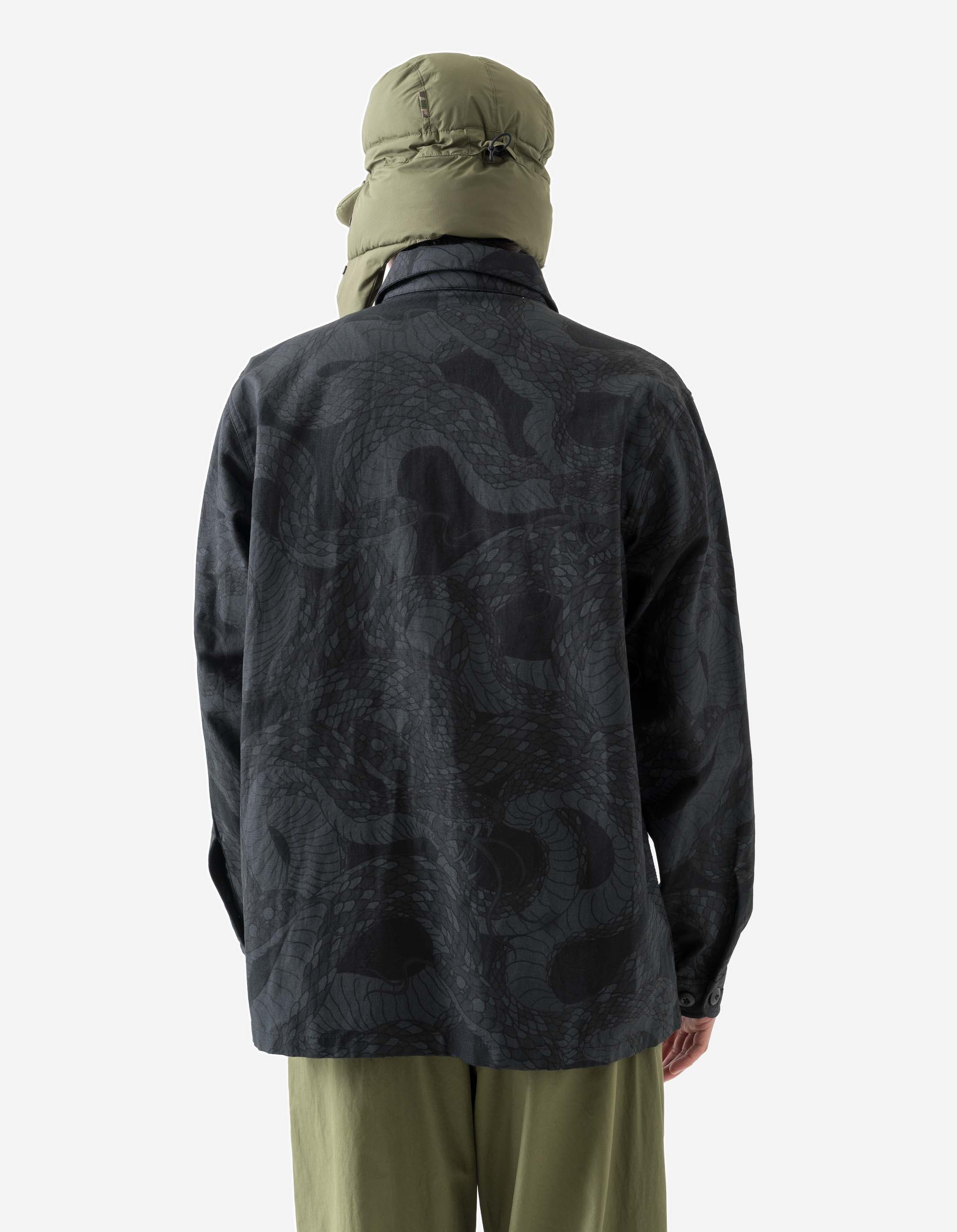 Men's 6037 Snakeskin Utility Overshirt in Subdued Night - Stylish & Durable Workwear for Outdoor Adventures & Casual Wear