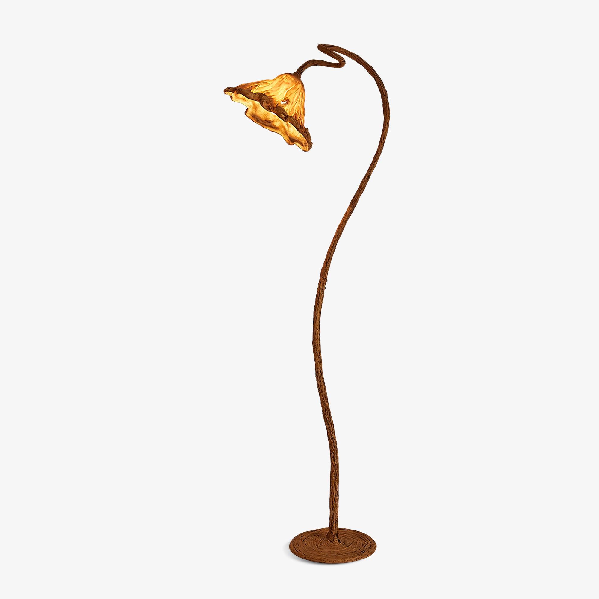 Elegant Lotus Leaf Floor Lamp - Modern Home Decor Lighting for Living Room, Bedroom & Office - Adjustable Brightness & Energy Efficient LED Bulb