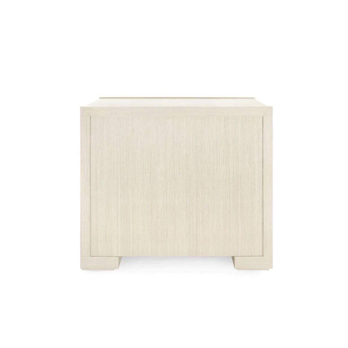 Blake 3-Drawer Side Table in Blanched Oak - Customizable Pull Handles | Nightstand, Bedroom End Table, Living Room Accent Furniture