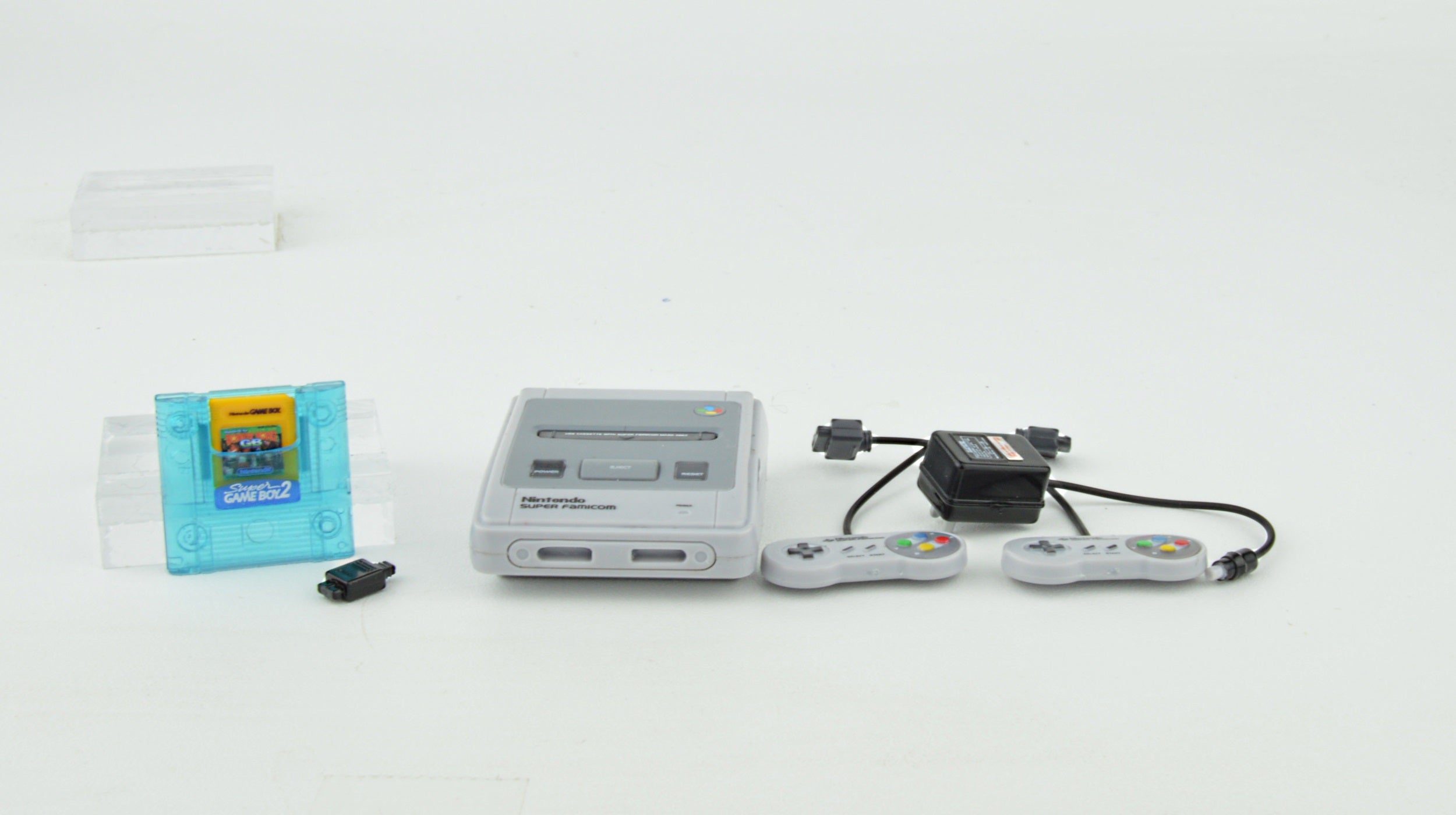 Nintendo History Collection Super Famicom Takara Tomy Mini Toy Set - Retro Gaming Collectible for Nintendo Fans & Gift for Gamers