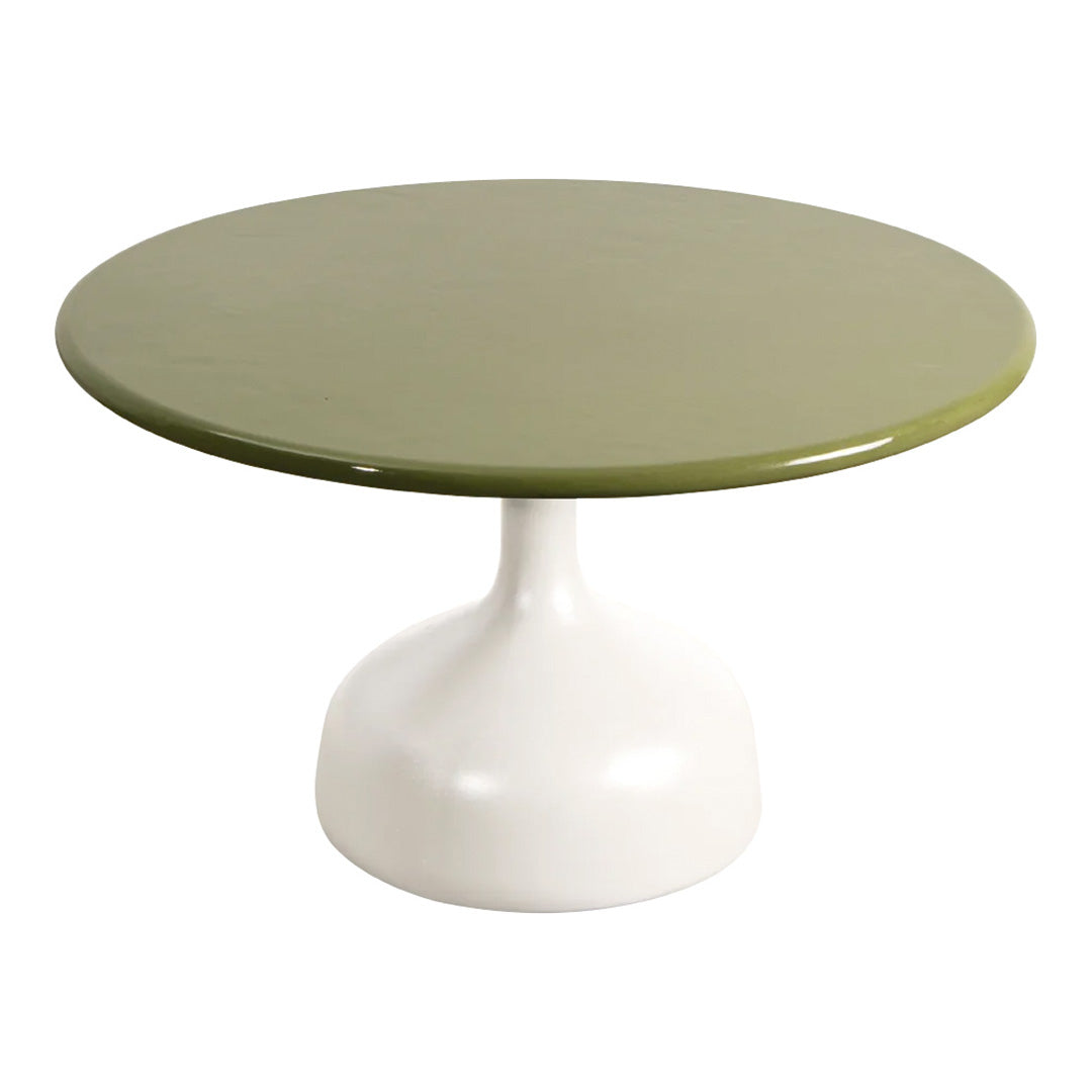 Modern Round Coffee Table with Tempered Glass Top - Large Size for Living Room, Lounge & Office Decor