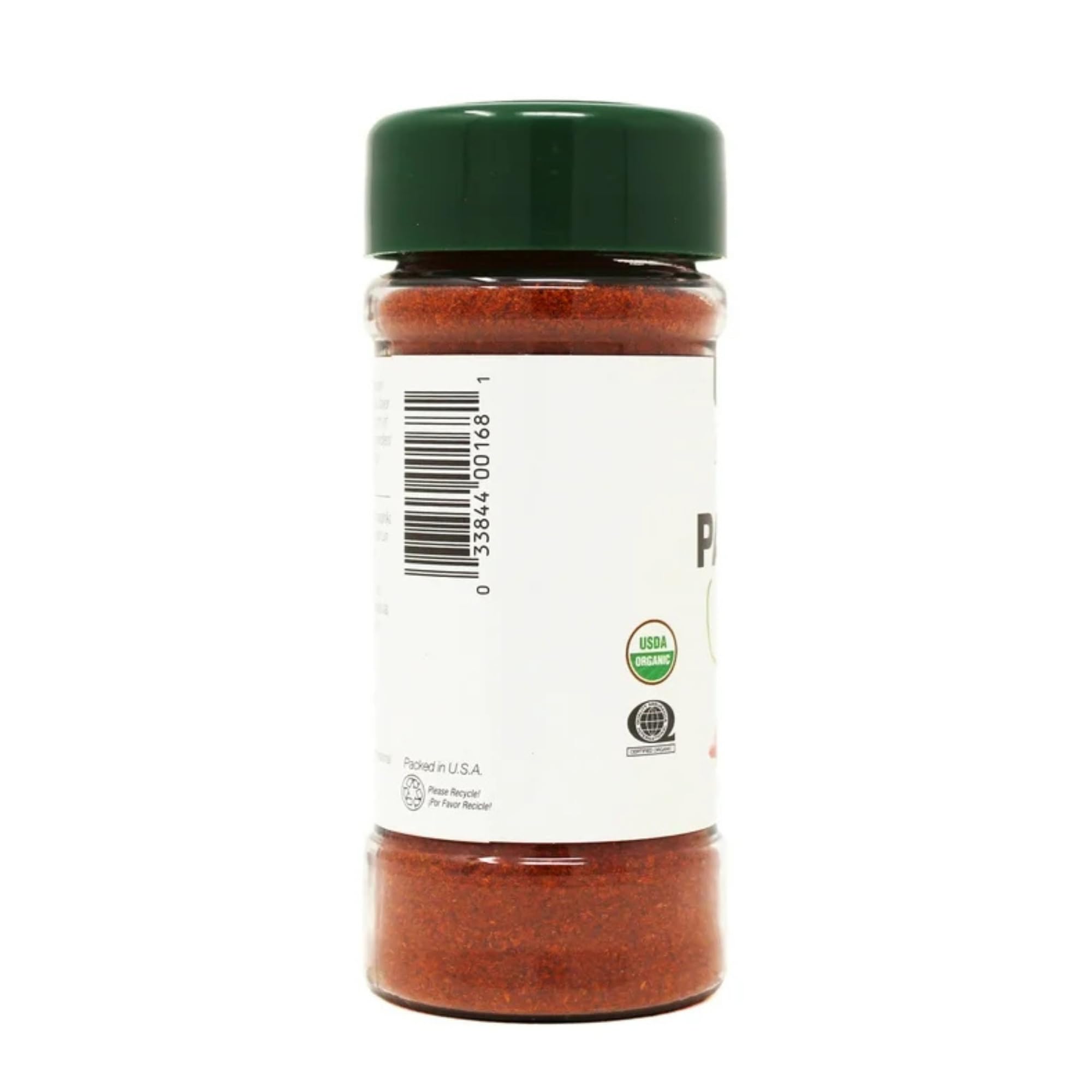 Badia Organic Paprika 2 oz - Sweet & Smoky Ground Red Pepper | All-Natural Spice for Cooking, Seasoning & Garnishing | Perfect for BBQ, Soups, Stews & Meat Rubs