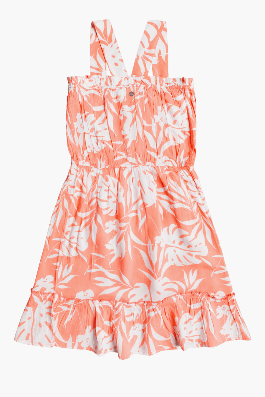 Girls Roxy Clap Your Hands Dress - Cute Summer Floral Sundress for Beach, Party & Playdates