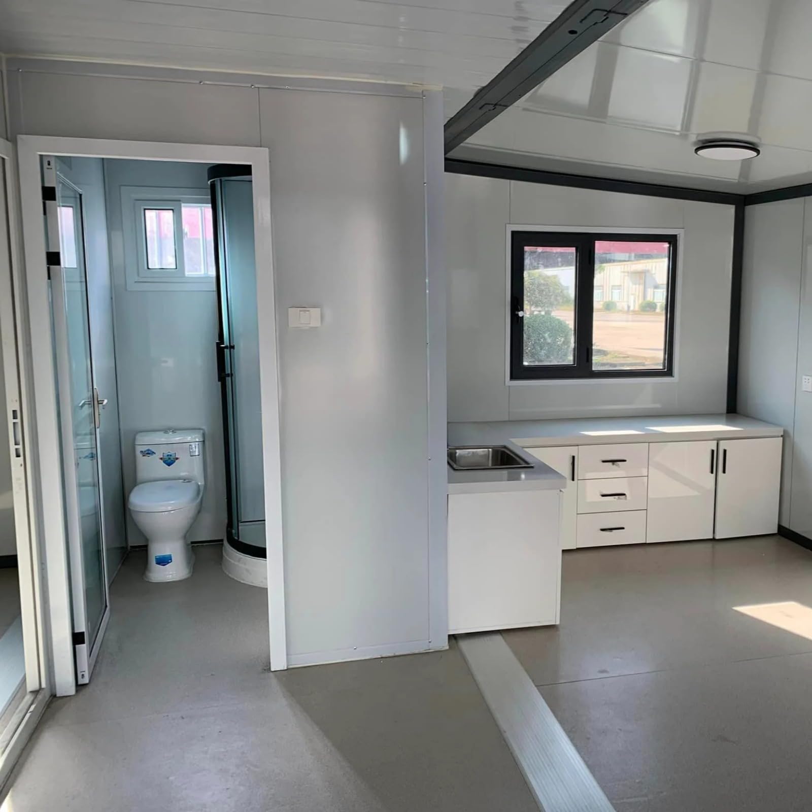 20ft Prefab Tiny Home for Sale - Portable Modular Container House with Spacious Living Space | Perfect for Off-Grid Living, Vacation Homes & Backyard ADUs