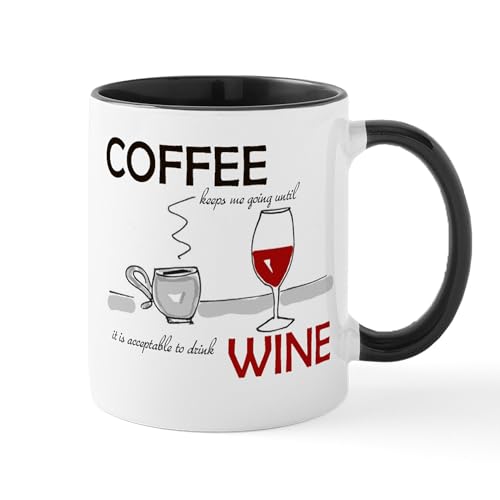 White/Black Inside - Coffee Wine Mugs