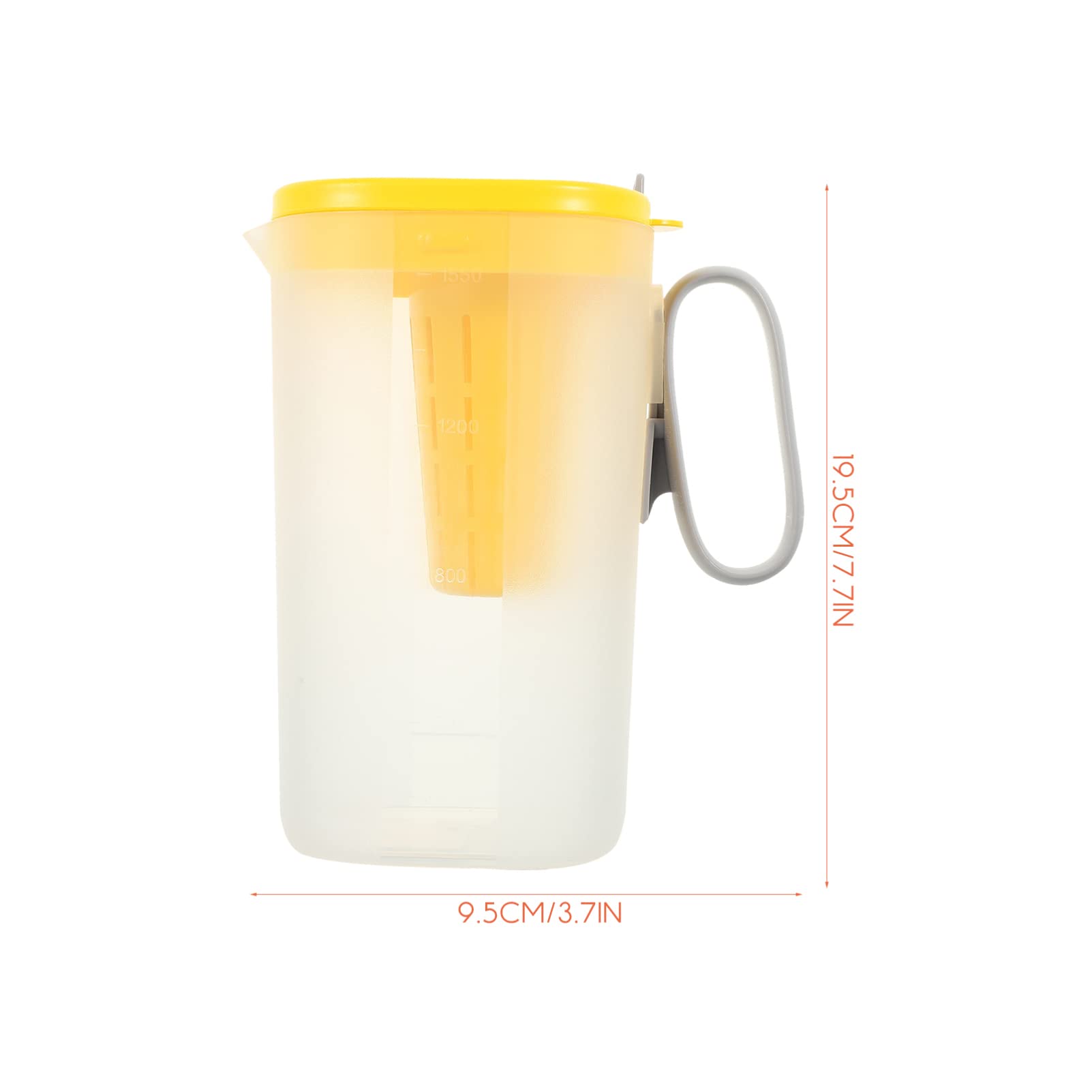 **Insulated Cold Water Pitcher with Lid - 2.5L Large Capacity BPA-Free Plastic Pitcher for Iced Tea, Fruit Infusions & Refreshing Drinks - Perfect for Parties, Picnics & Home Use**