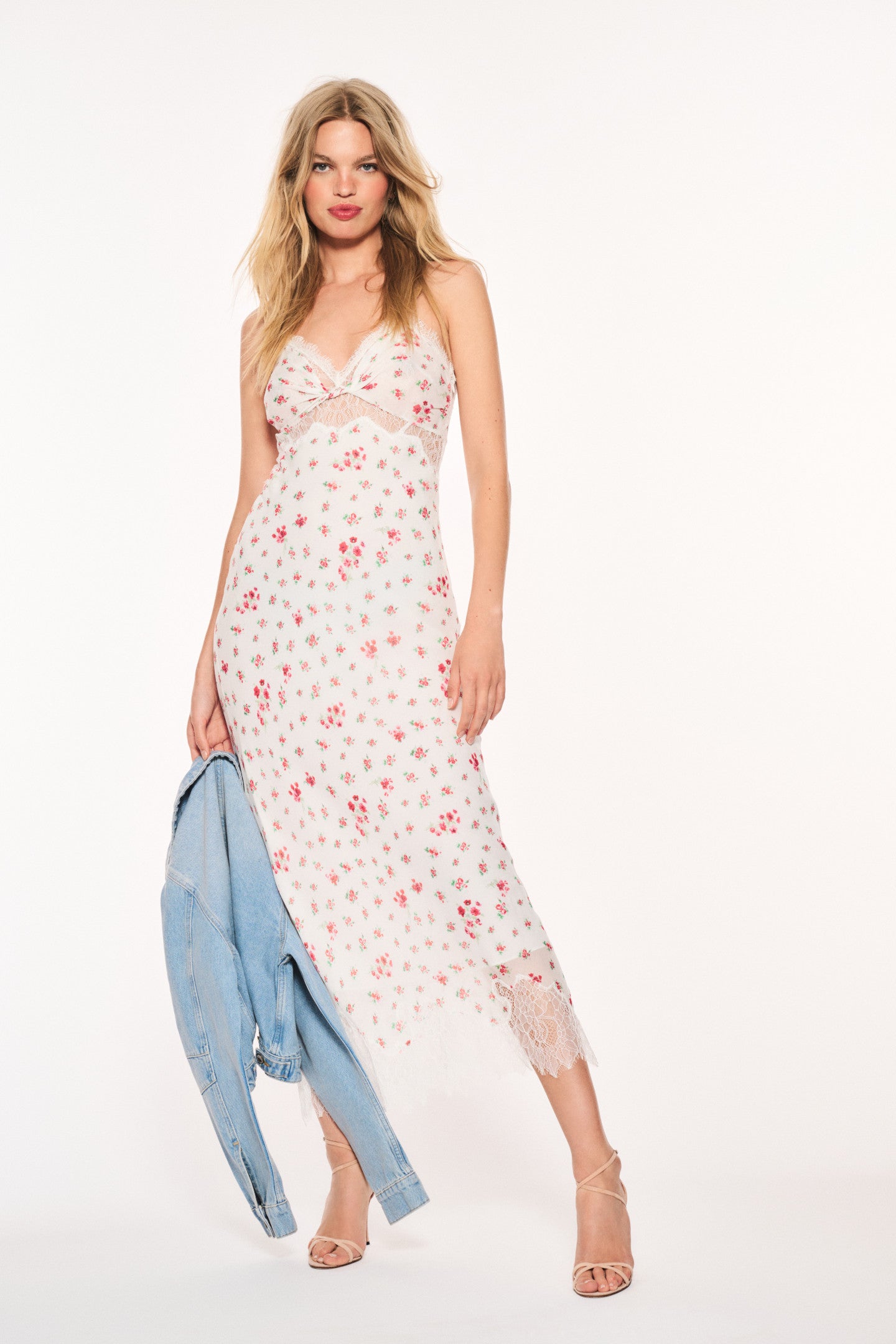 Bristelle Floral Maxi Slip Dress - Women's Flowy Summer Dress with Adjustable Straps | Perfect for Beach, Vacation, and Date Night Outfits