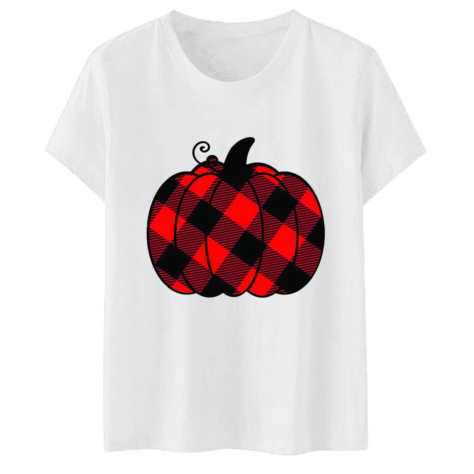 Women's Mock Neck Halloween Print Short Sleeve T-Shirt - Black Gothic Blouse for Costume Parties, Cosplay & Spooky Season Outfits