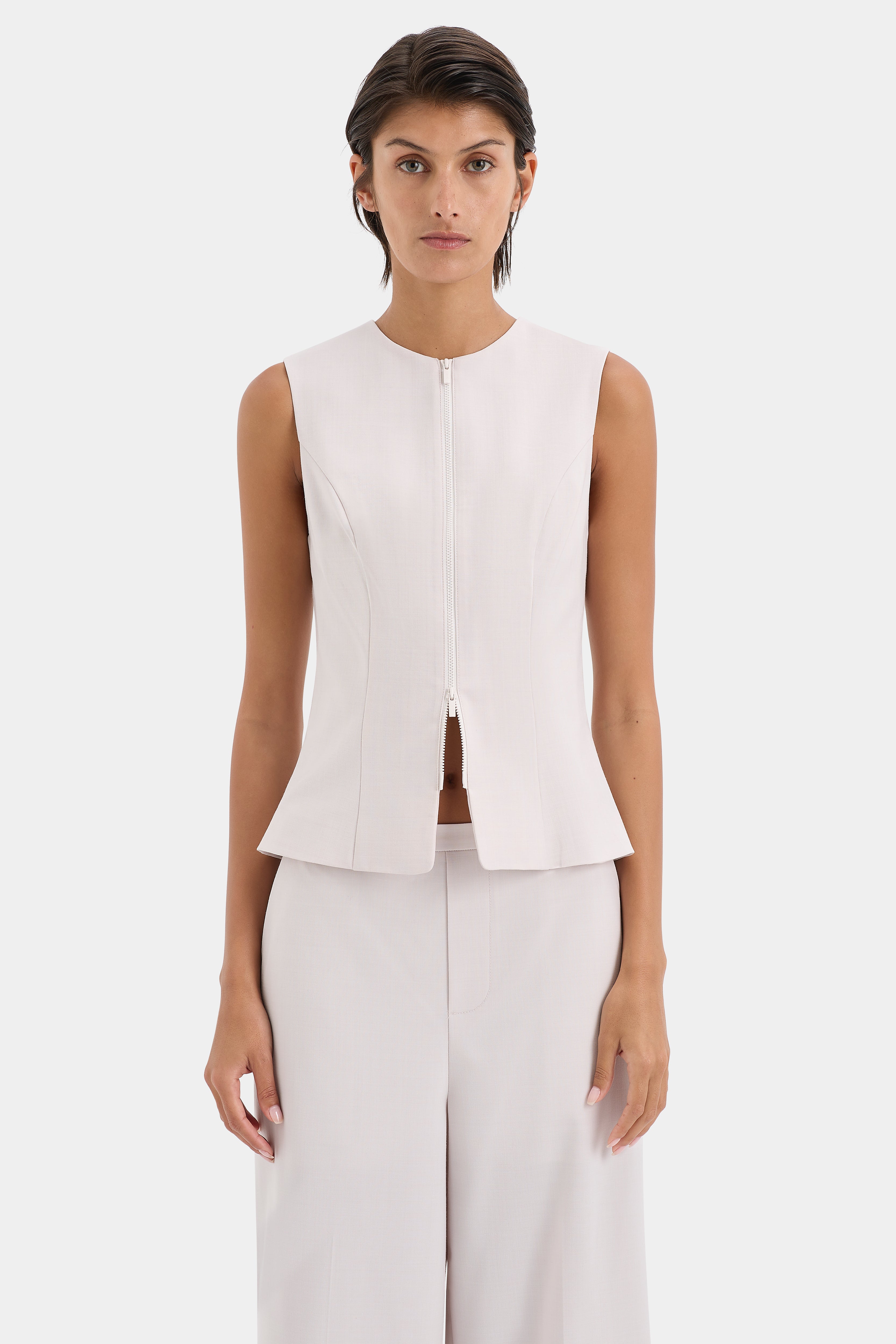 Laredo Zip Top Light Ecru - Stylish Women's Casual Jacket for Outdoor Adventures & Everyday Wear