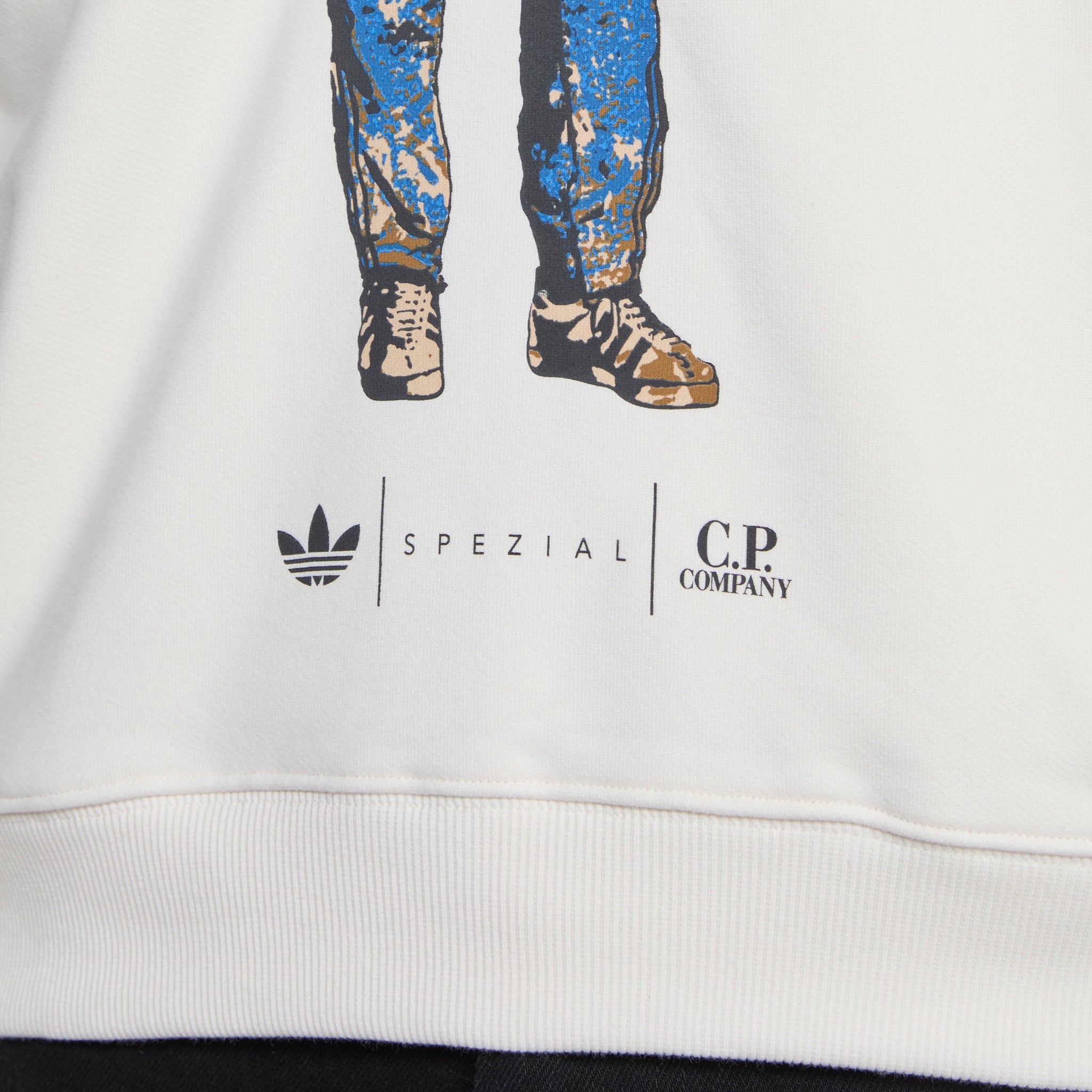 C.P. Company x SPZL Men's Sweatshirt - Chalk White | Streetwear Fashion Hoodie for Casual Wear & Urban Style