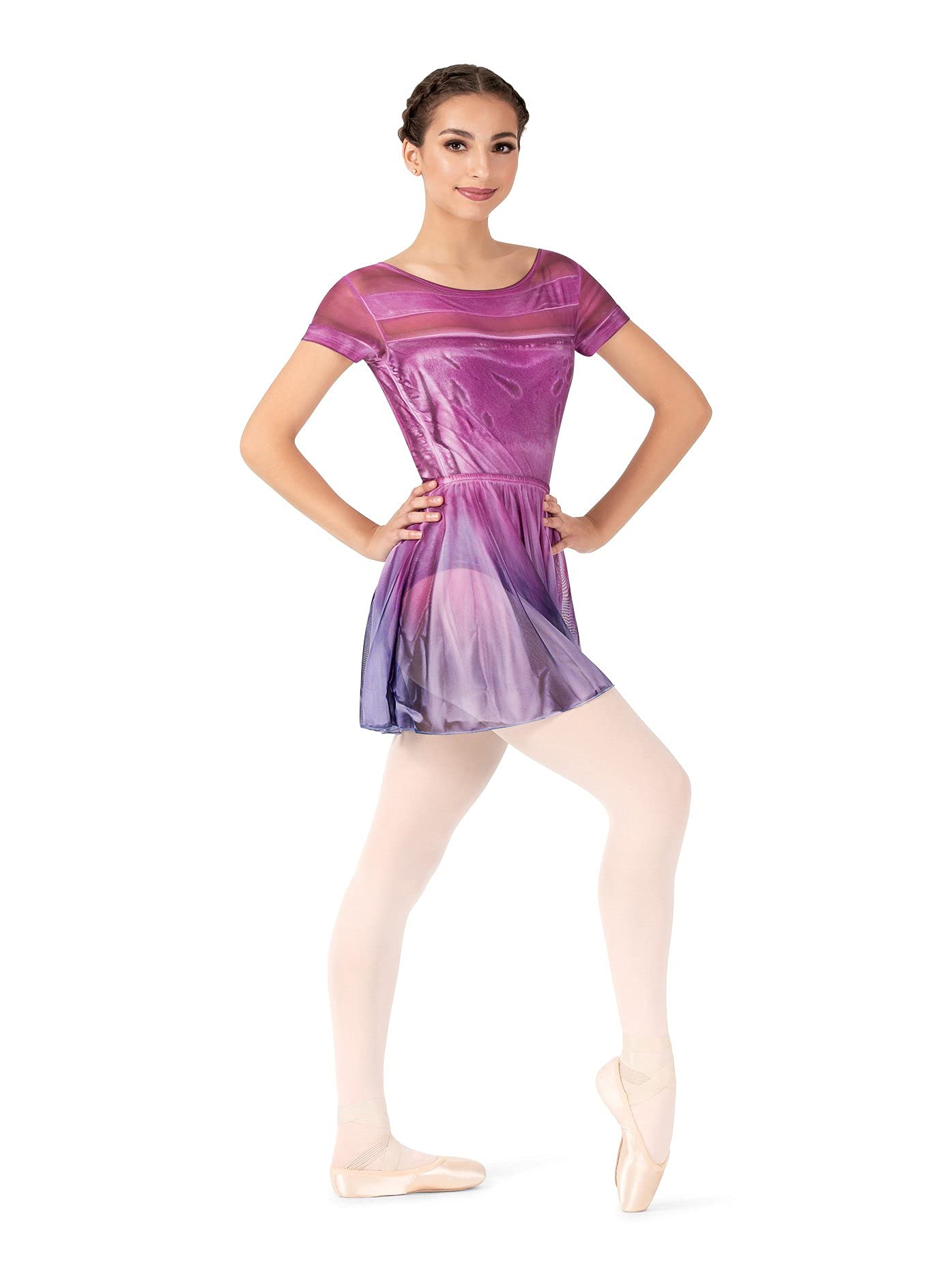 Hand Painted Watercolor Ballet Skirt for Girls - Dance & Play Wear