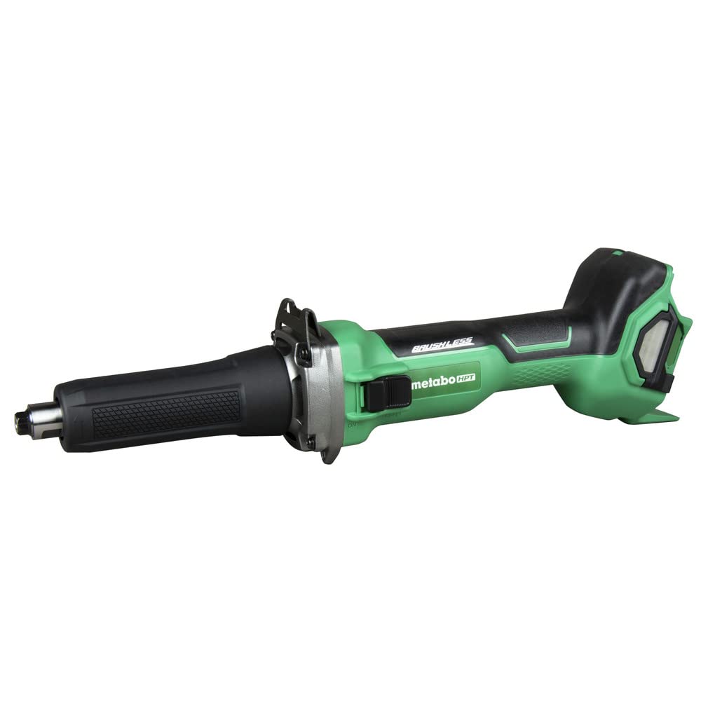 Metabo HPT 18V MultiVolt Cordless Die Grinder Tool Only (No Battery Included) - 2-Inch Wheel, Variable Speed, Slide Switch - Model GP18DAQ4 - Perfect for Metalworking, Wood Carving & DIY Projects
