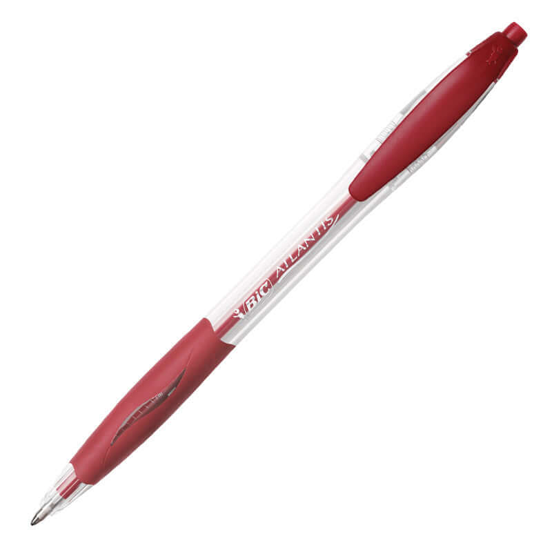 BIC Atlantis Ballpoint Pen - Smooth Writing, Comfort Grip, 1.0mm Medium Point - Perfect for Office, School & Everyday Use