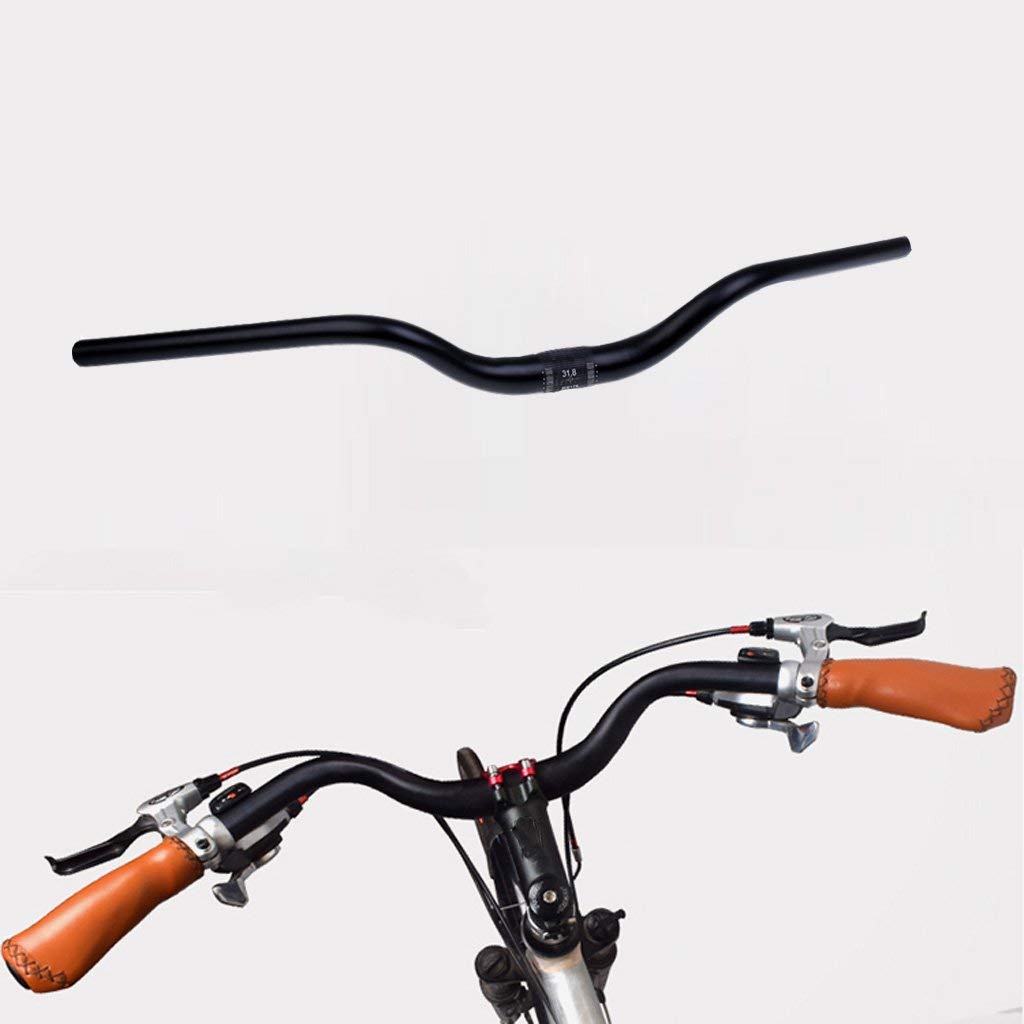 31.8mm MTB Handlebar - Lightweight Aluminum Alloy Riser Handlebar for Mountain Bikes & Racing Bikes | Perfect for Off-Road Trails, Commuting & Adventure Cycling