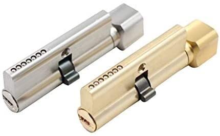 High Security Thumb Turn Euro Cylinder Lock - 70mm Anti-Theft Door Lock with 3 Keys for Home & Bedroom | Durable Metal Entrance Lock for Interior Doors | Perfect for Apartments, Offices, and Residential Security