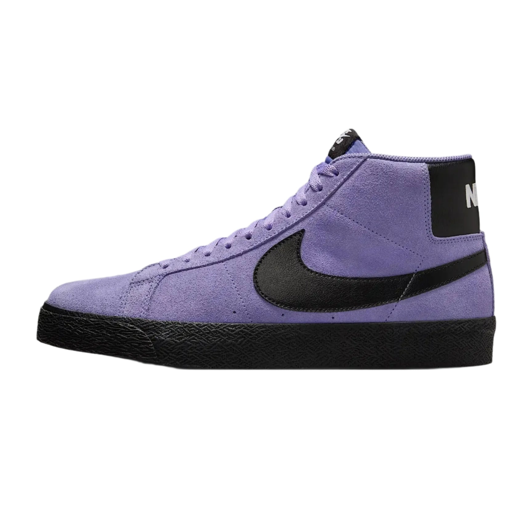 Nike SB Blazer Mid Sneakers - Dusty Amethyst/White/Black | Skateboarding Shoes for Men & Women | Perfect for Streetwear & Casual Wear