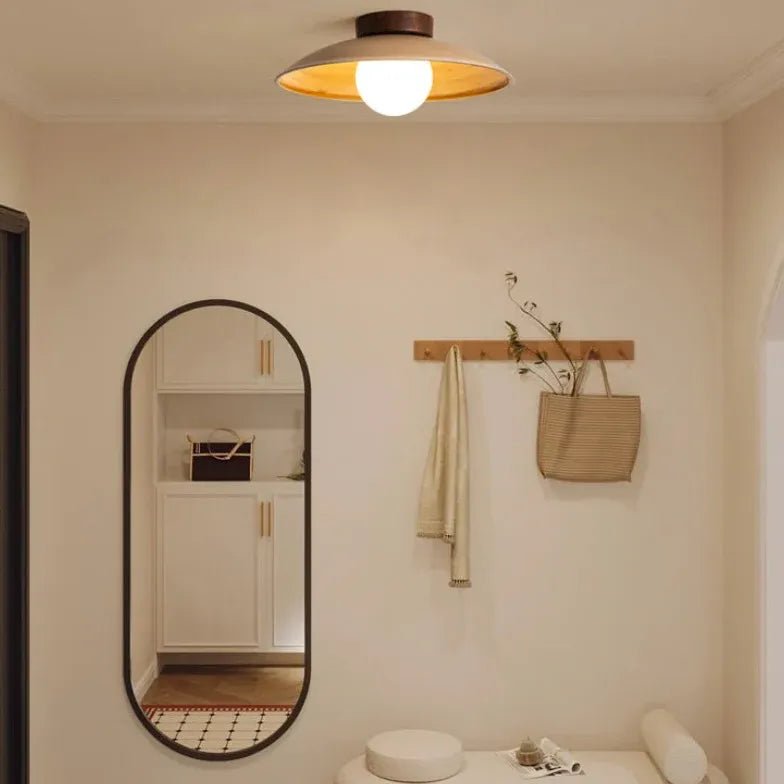 Modern Spherical Warm White Ceiling Light Fixture - Perfect for Hallways, Corridors & Entryways - Dimmable LED Lighting for Home & Office