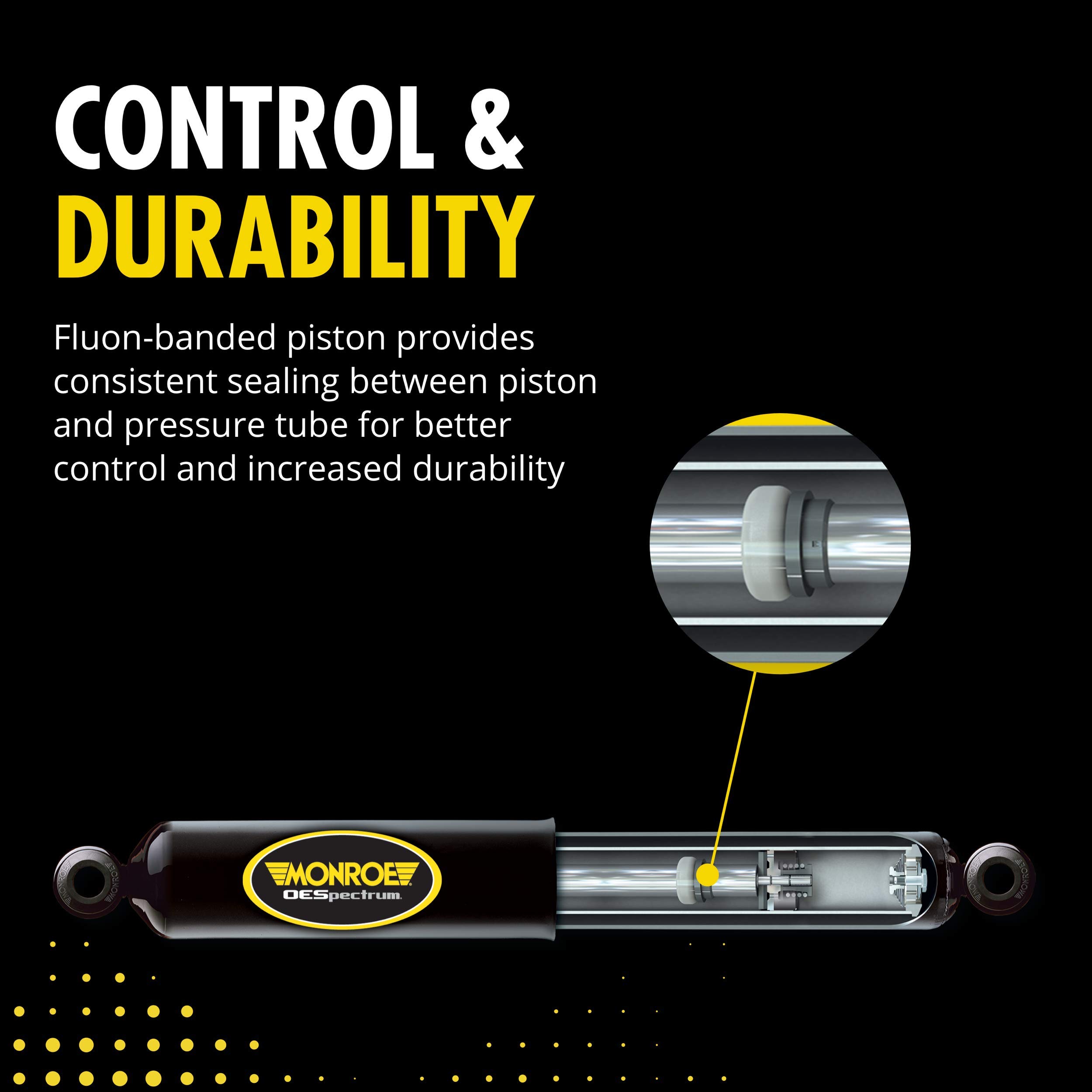 Monroe OESpectrum 72610 Shock Absorber & Strut Assembly - Premium Suspension Replacement for Smooth Ride - Perfect for Trucks, SUVs, and Sedans
