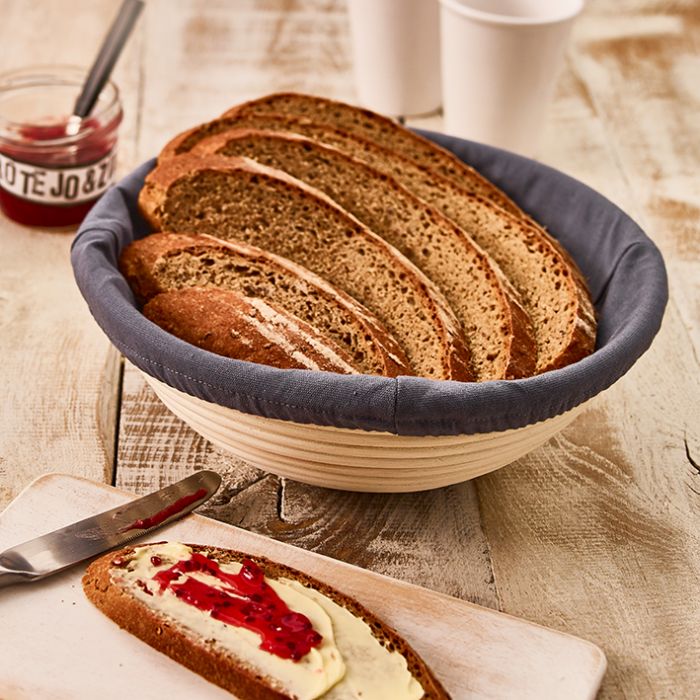 Birkmann 10 Round Banneton Proofing Basket Cover - 100% Cotton Bread Proofing Liner for Sourdough Baking - Perfect for Artisan Bread, Homemade Dough, and Bakery Use