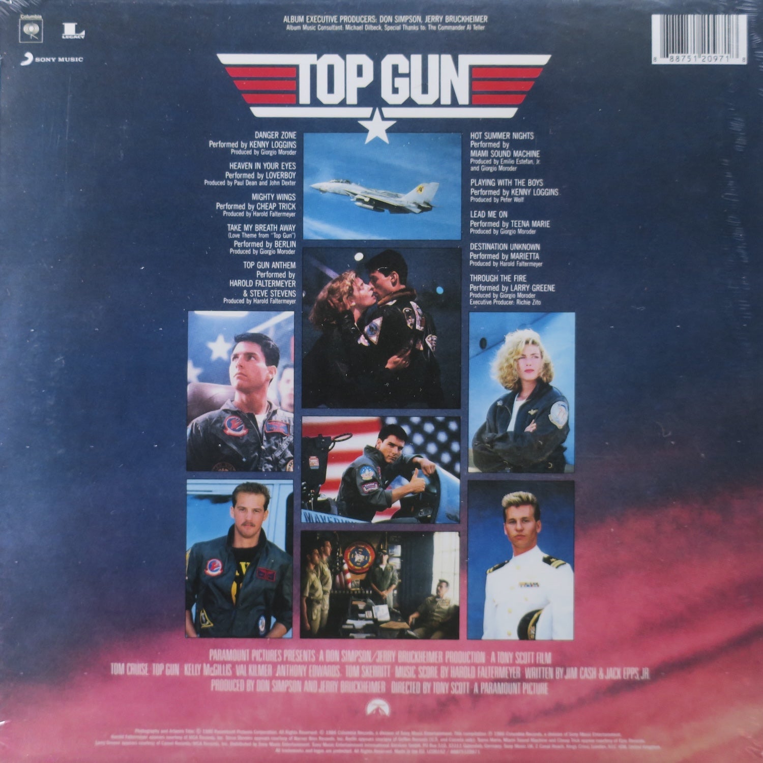 Top Gun Original Motion Picture Soundtrack Vinyl LP – Classic 80s Movie Music for Home Listening & Collectors