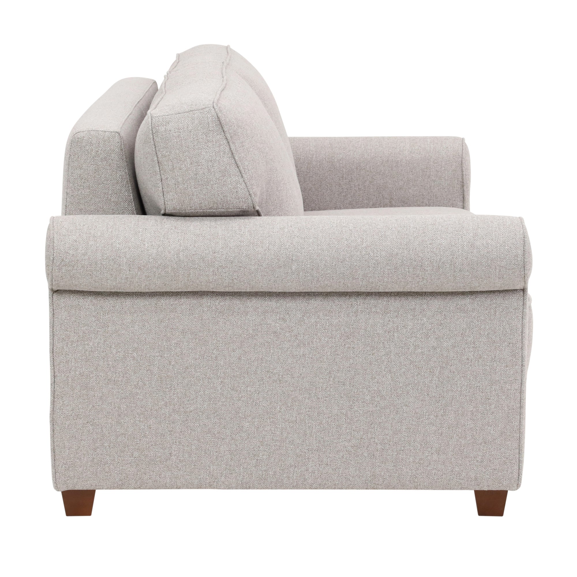 Casey Sleeper Loveseat - Convertible Sofa Bed with Storage | Modern Small Space Furniture for Living Room, Guest Room & Apartments | Perfect for Overnight Guests & Space Saving Solutions