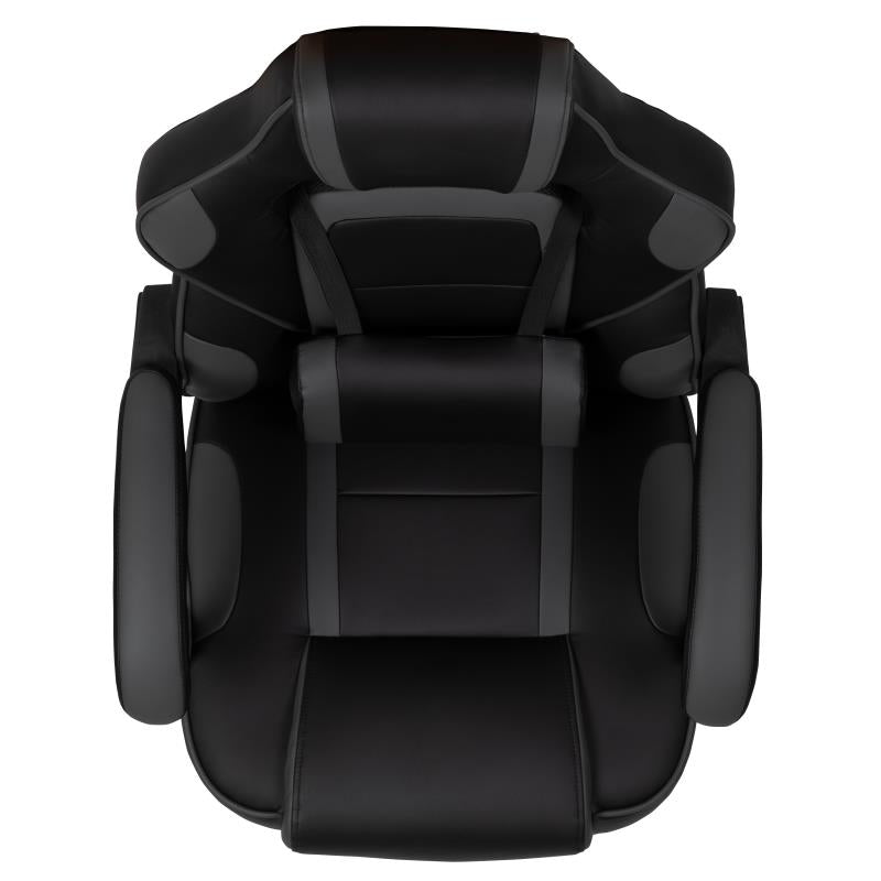 FLASH X40 Ergonomic Gaming Chair - Adjustable Racing Computer Chair with Reclining Backrest, Retractable Footrest & Lumbar Support - Perfect for PC Gaming, Office Work & Home Relaxation