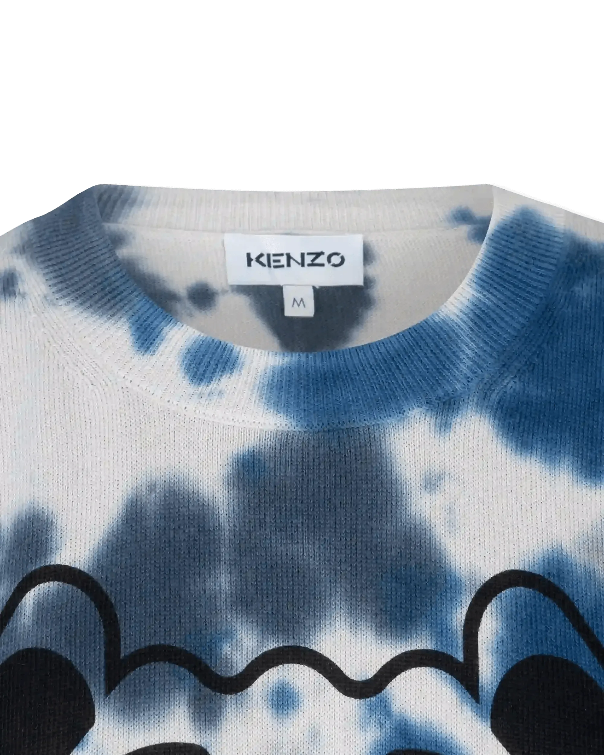 K Tiger Tie Dye Crewneck Sweatshirt for Women & Men - Soft Cotton Pullover with Unique Hippie Style - Perfect for Casual Wear, Street Fashion & Festival Outfits
