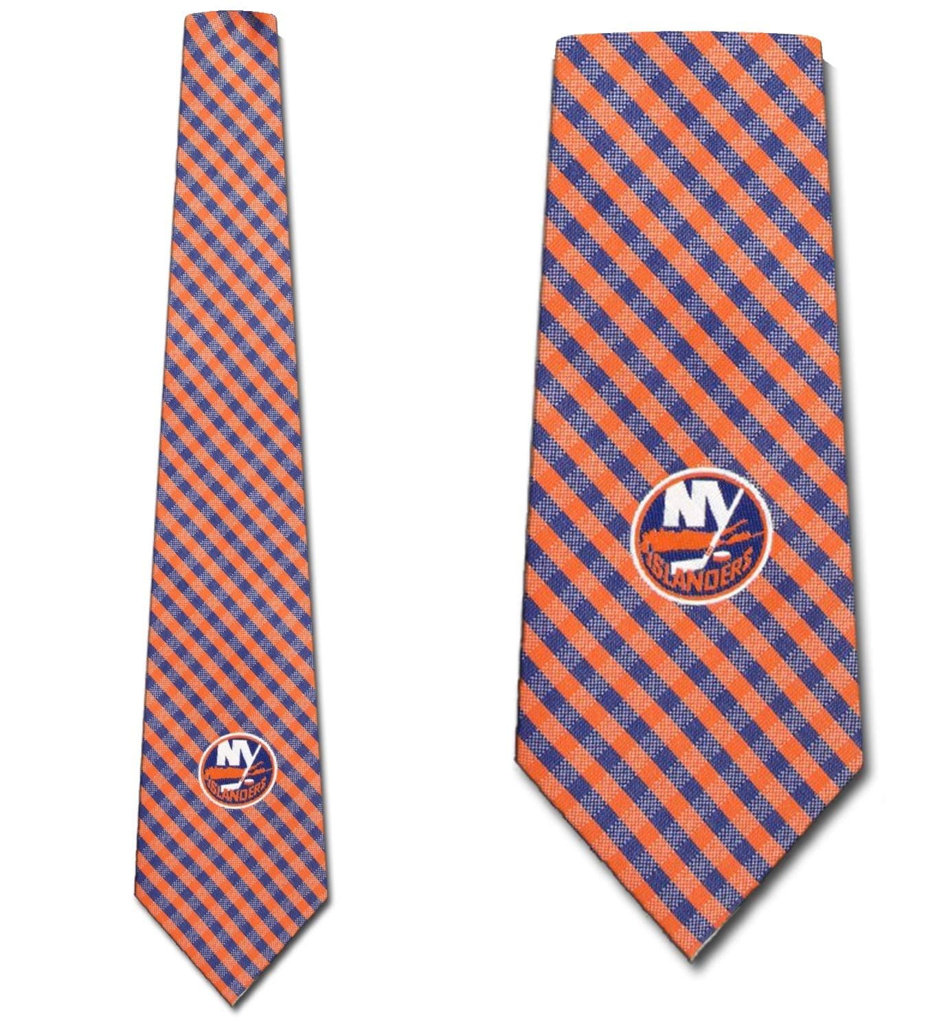 New York Islanders Hockey Necktie for Men - Officially Licensed NHL Sports Tie - Perfect for Games, Work & Formal Events
