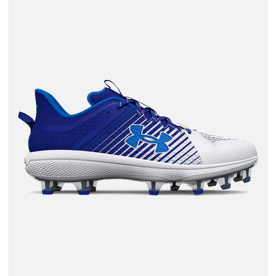Under Armour Men's UA Yard Low TPU Molded Baseball Cleats - Royal Blue (3025591-400) | Lightweight & Durable Baseball Shoes for Training & Games