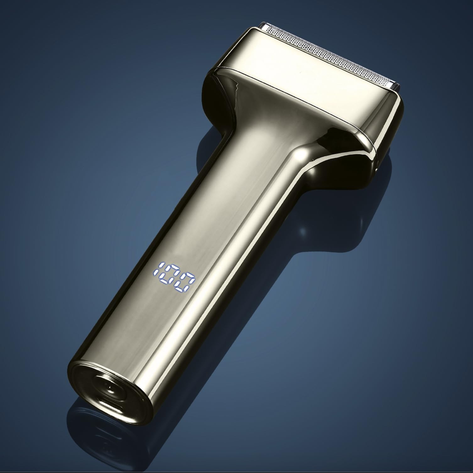 Reciprocating Electric Shaver for Men - USB-C Rechargeable Wet & Dry Shaving with Power Display - Best for Travel, Home & Gym Use - Smooth & Easy Shaving Experience