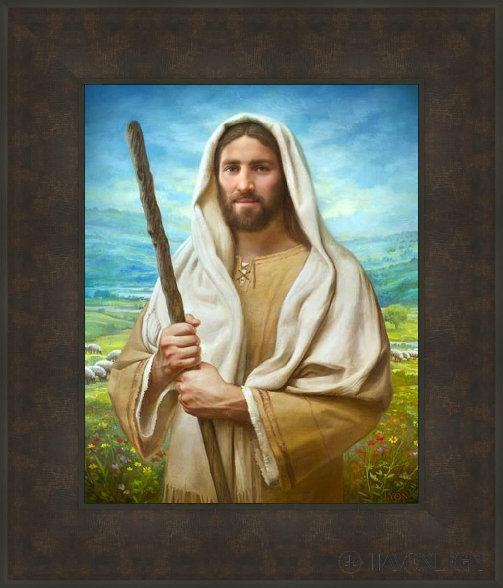 Feed My Sheep by Howard Lyon - Inspirational Christian Art Print for Home, Office & Church Decor - Perfect for Gifts & Spiritual Encouragement