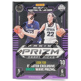 2024 Panini Prizm Draft Picks Basketball Blaster Box - NBA Trading Cards Collection for Sports Fans & Collectors - Perfect for Gifts, Investments, and Game Day Excitement