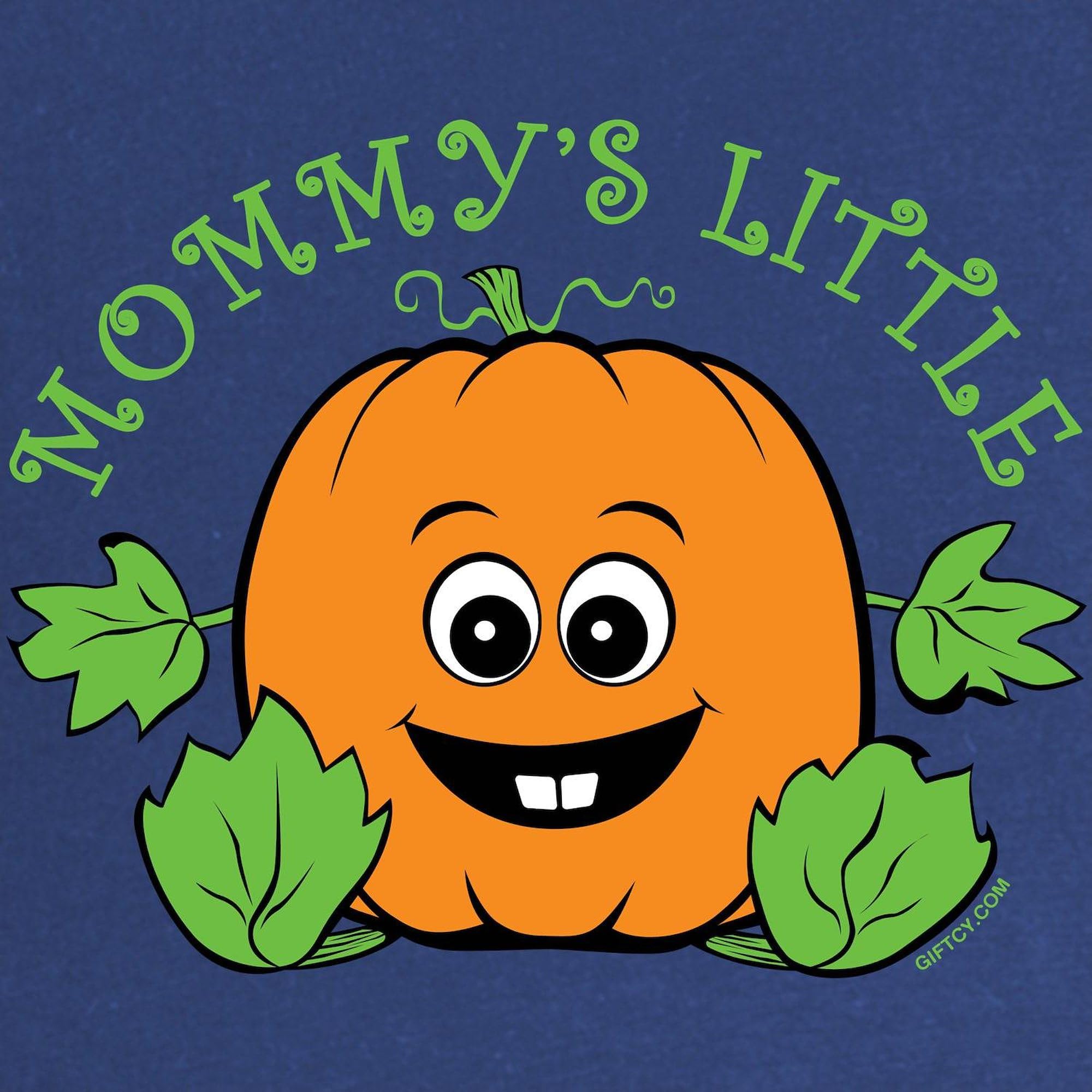 Mommy's Little Pumpkin Maternity Dark T-Shirt - Women's Ruched Side Pregnancy Tee for Expecting Mothers | Perfect for Baby Showers, Maternity Photos & Casual Wear