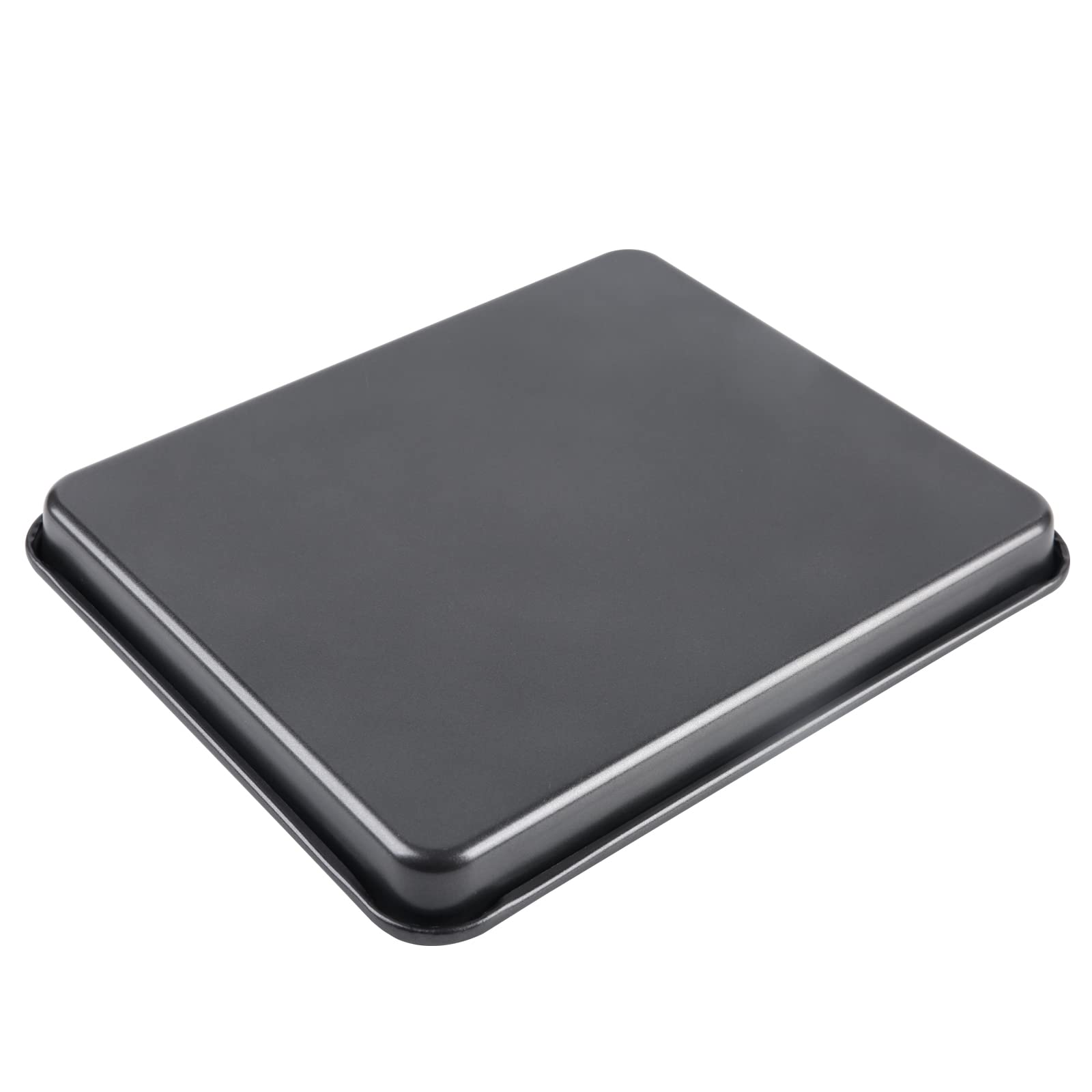 10.9-Inch Nonstick Baking Sheets & Cookie Trays for Oven, 2-Pack PFOA Free Baking Pans Set - Perfect for Cookies, Pastries, Roasting Veggies & Toaster Oven Use (Black)