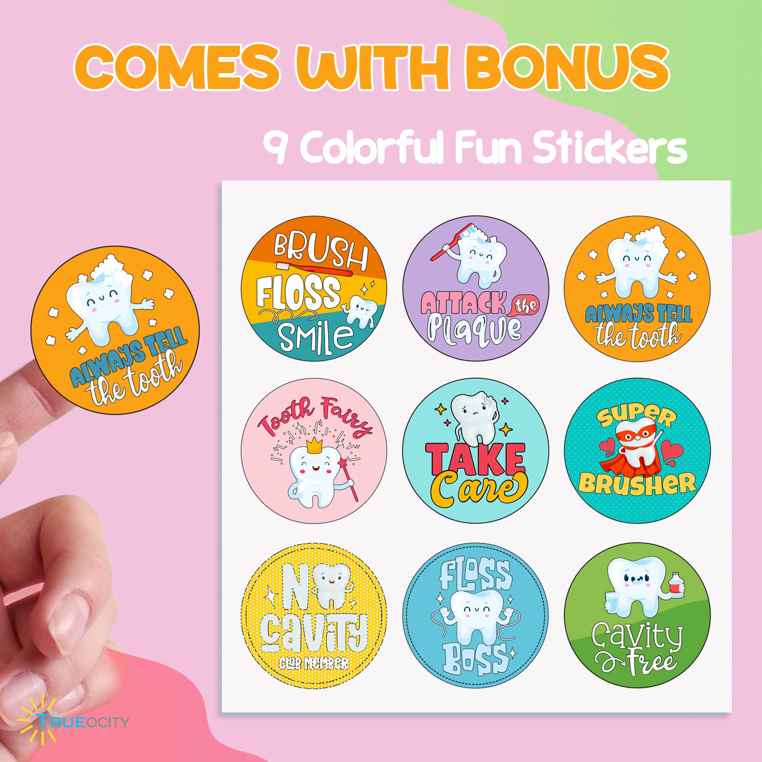 Eco-Friendly Kids Flossers - 200 Pack Biodegradable Dental Floss Picks for Children | Fluoride-Free, Organic Animal Design | Mild Orange Flavor | Perfect for School Lunches & Travel Oral Care