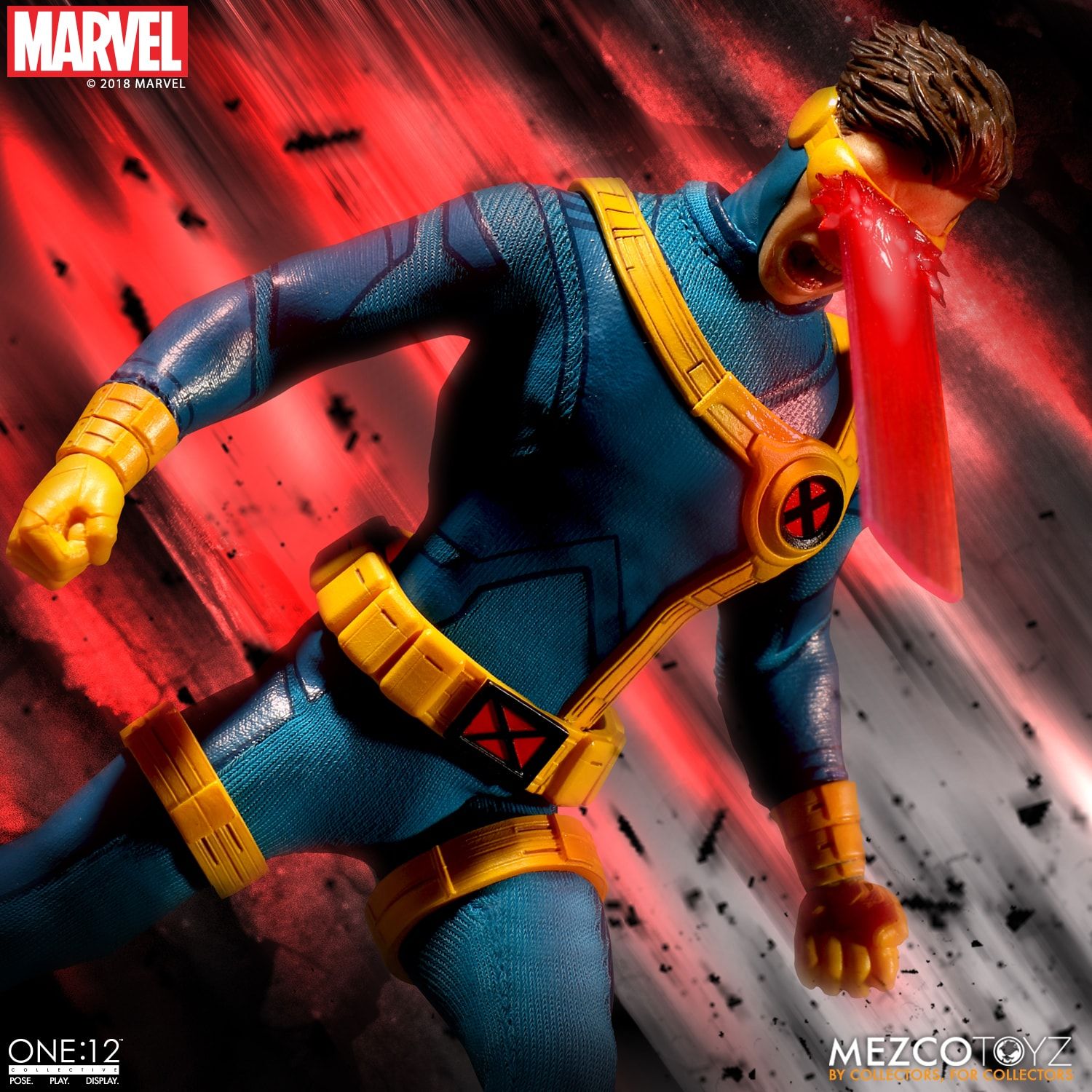 Mezco Toyz One:12 Collective Marvel Comics X-Men Cyclops 1/12 Scale Action Figure - Premium Collectible for Display & Marvel Fans