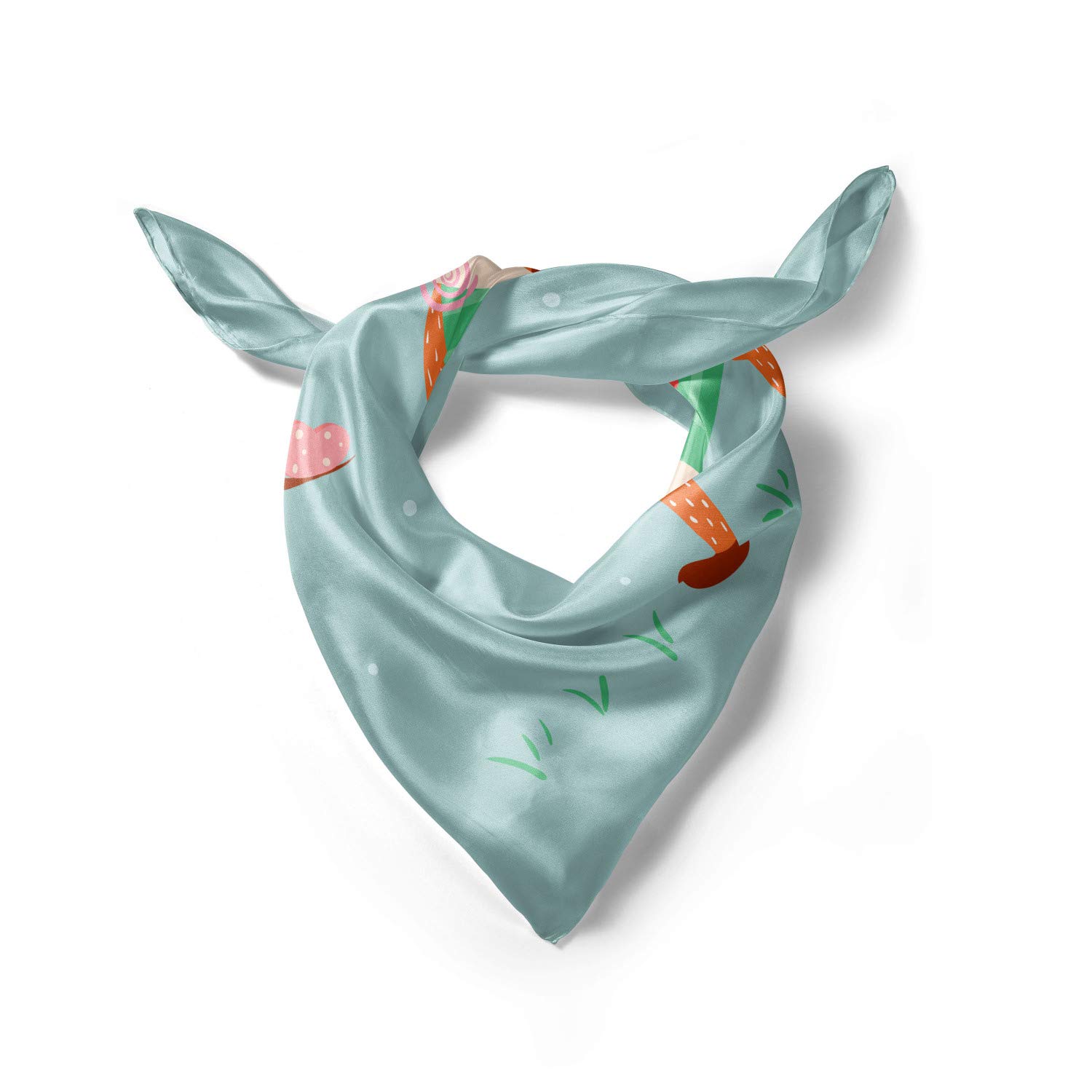 Ambesonne Fox Hair Scarf - Stylish Animal Print Head Wrap for Women