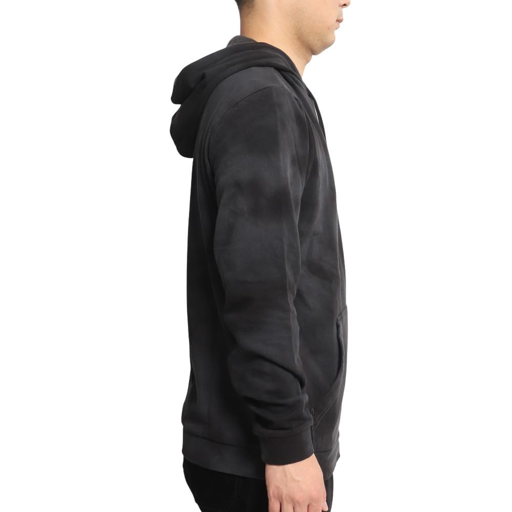 Hurley Fastlane Tie-Dye Summer Pullover Hoodie for Men - Black Medium | Beachwear, Casual Streetwear & Summer Vacation Outfit
